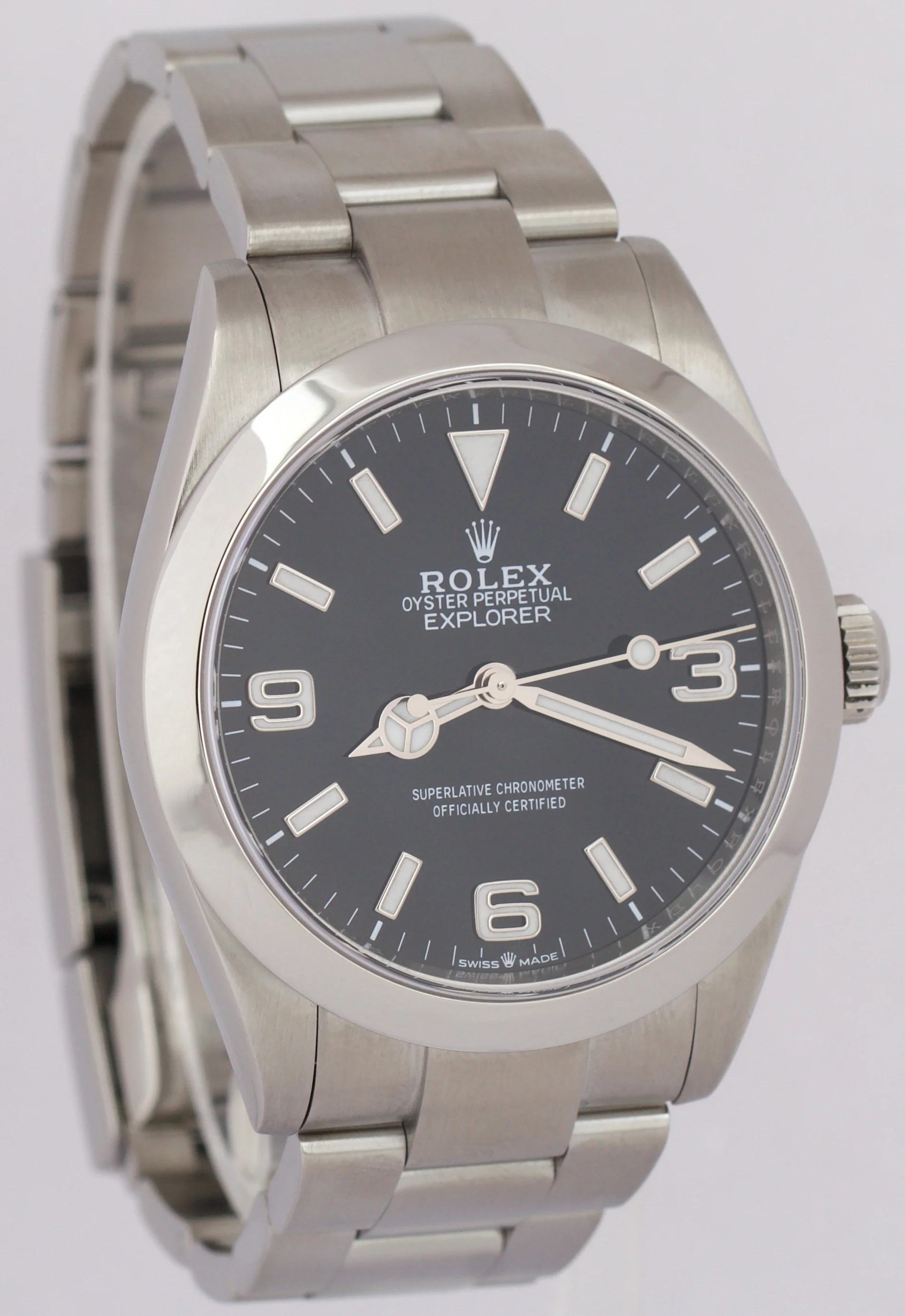 MINT 2024 PAPERS Rolex Explorer I 40mm Stainless Steel Black 224270 Watch BOX - Image 3