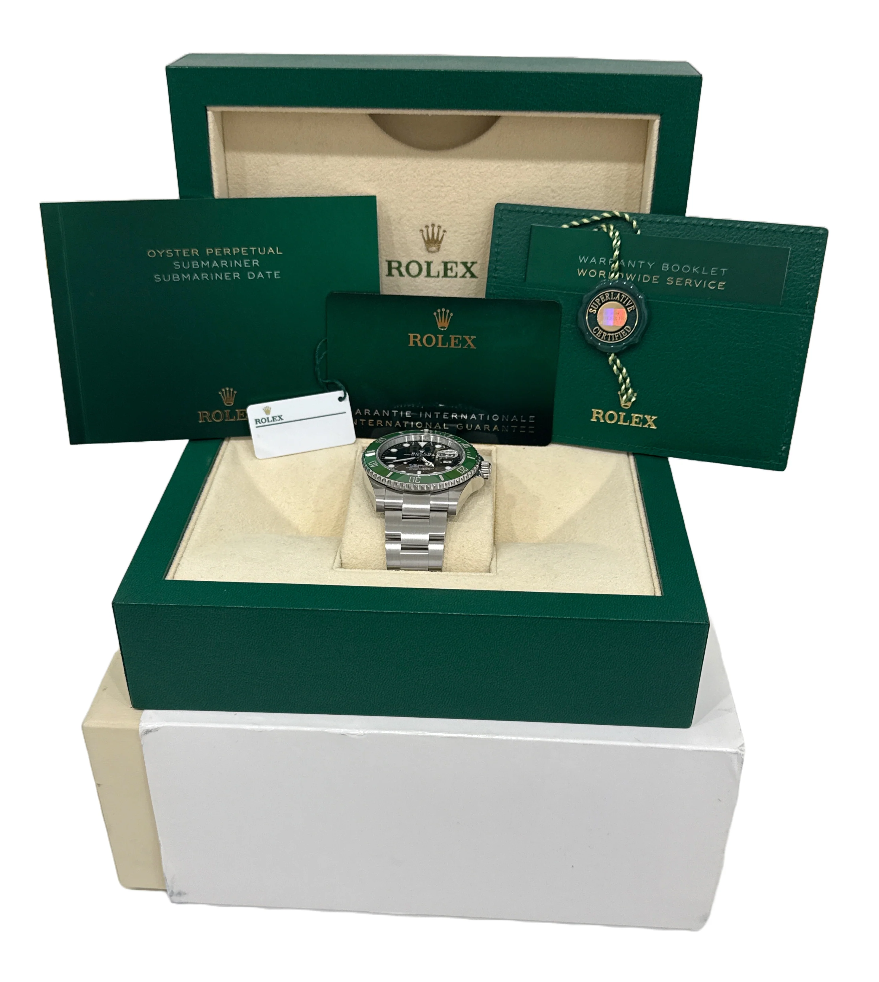 MINT 2024 PAPERS Rolex Submariner Date 41 KERMIT Green Steel 41mm 126610 LV BOX - Image 2
