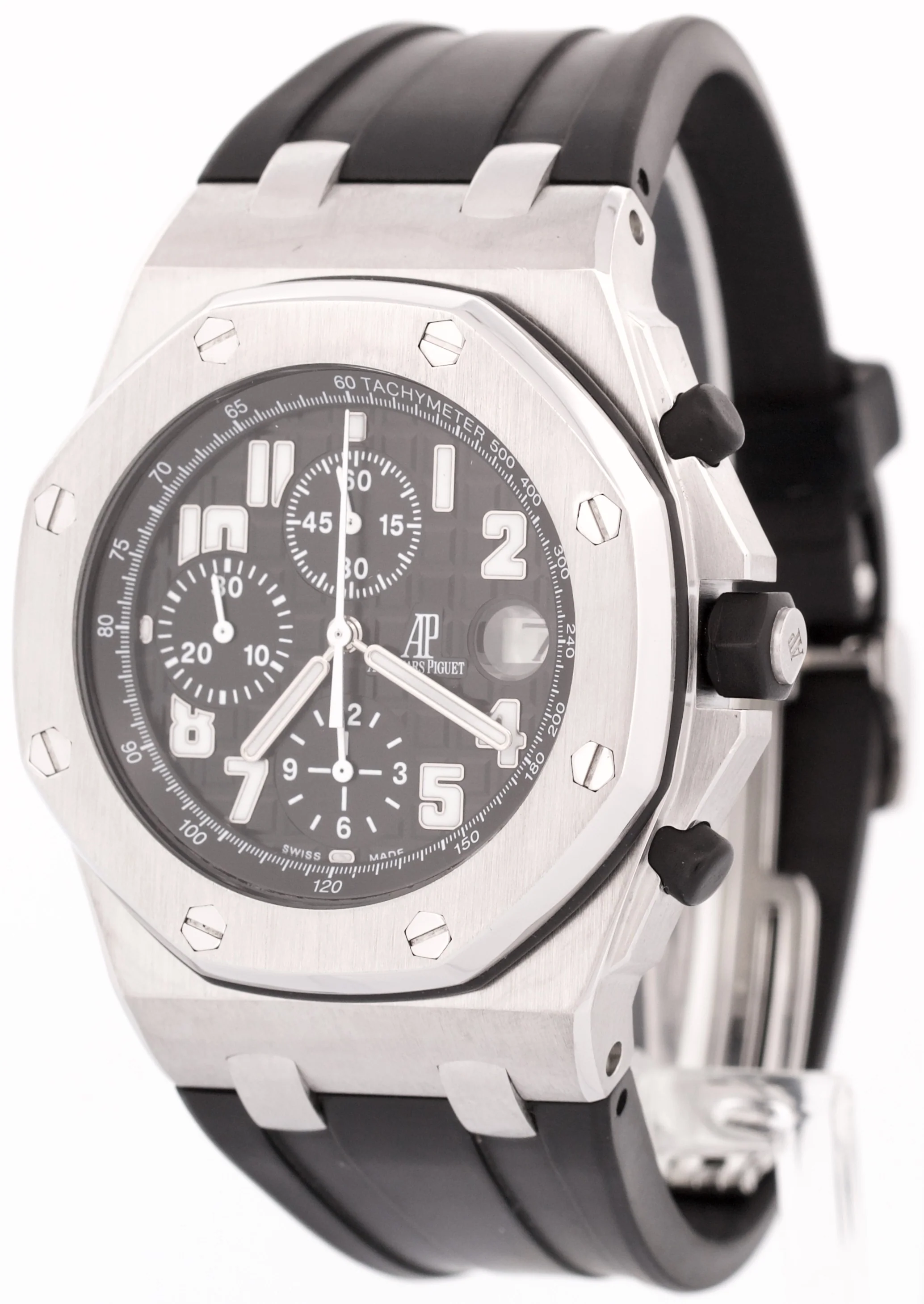 MINT Audemars Piguet Royal Oak Offshore BLACK Chronograph Rubber Steel 26170ST - Image 3
