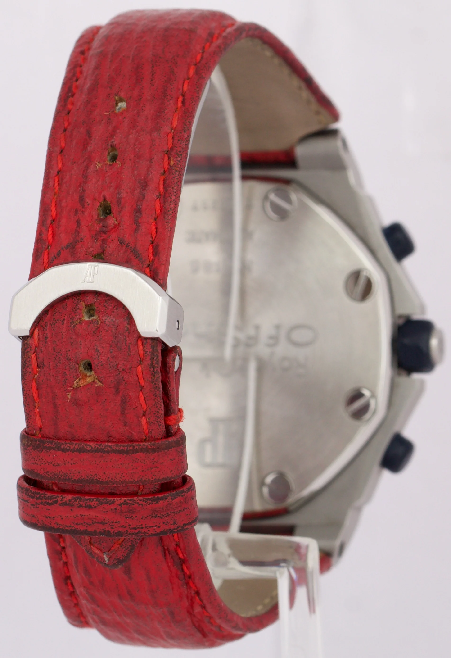 MINT Audemars Piguet Royal Oak Offshore RED Stainless Steel 42mm 25770ST Watch - Image 6