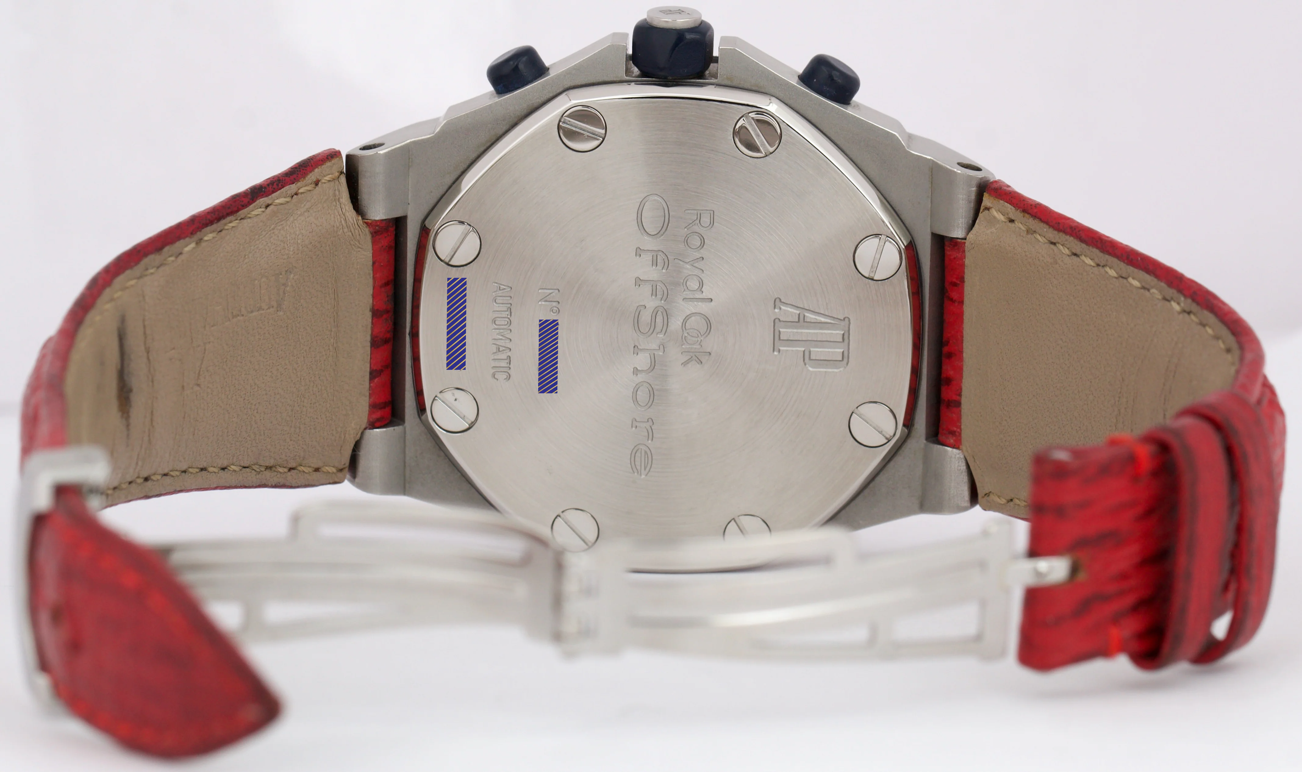 MINT Audemars Piguet Royal Oak Offshore RED Stainless Steel 42mm 25770ST Watch - Image 9