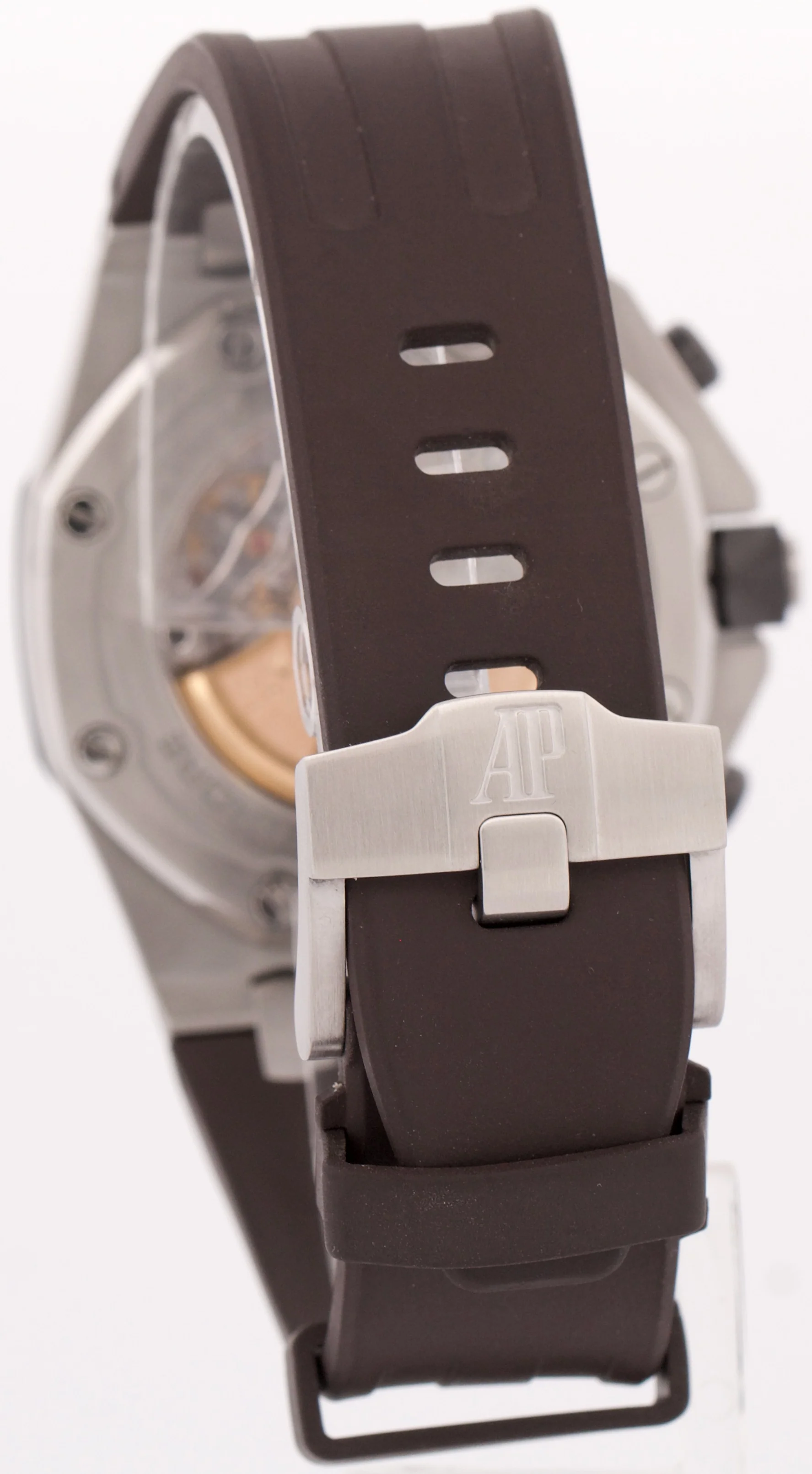 MINT Audemars Piguet Royal Oak Offshore SAFARI Brown Rubber Steel 42mm 26470ST - Image 5
