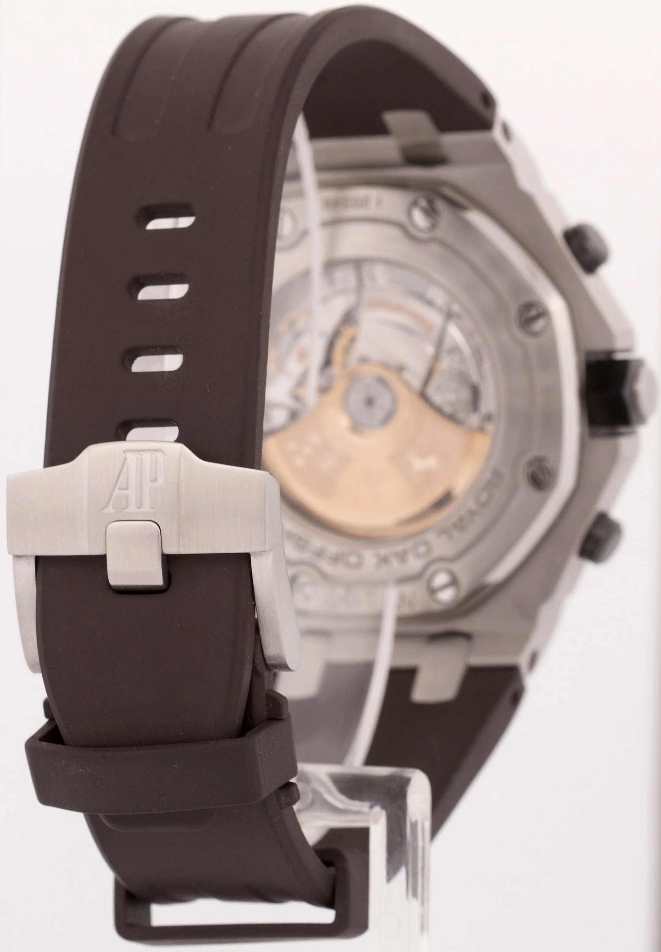 MINT Audemars Piguet Royal Oak Offshore SAFARI Brown Rubber Steel 42mm 26470ST - Image 6