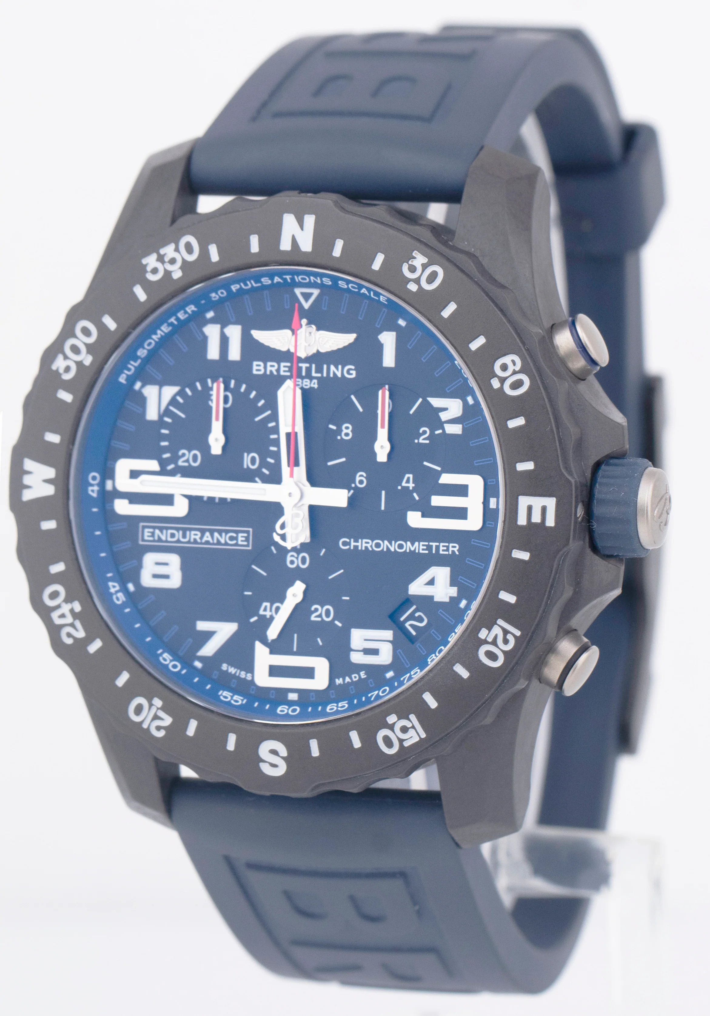 MINT PAPERS Breitling Endurance Pro Blue Black Breitlight X82310 44mm Watch BOX - Image 3