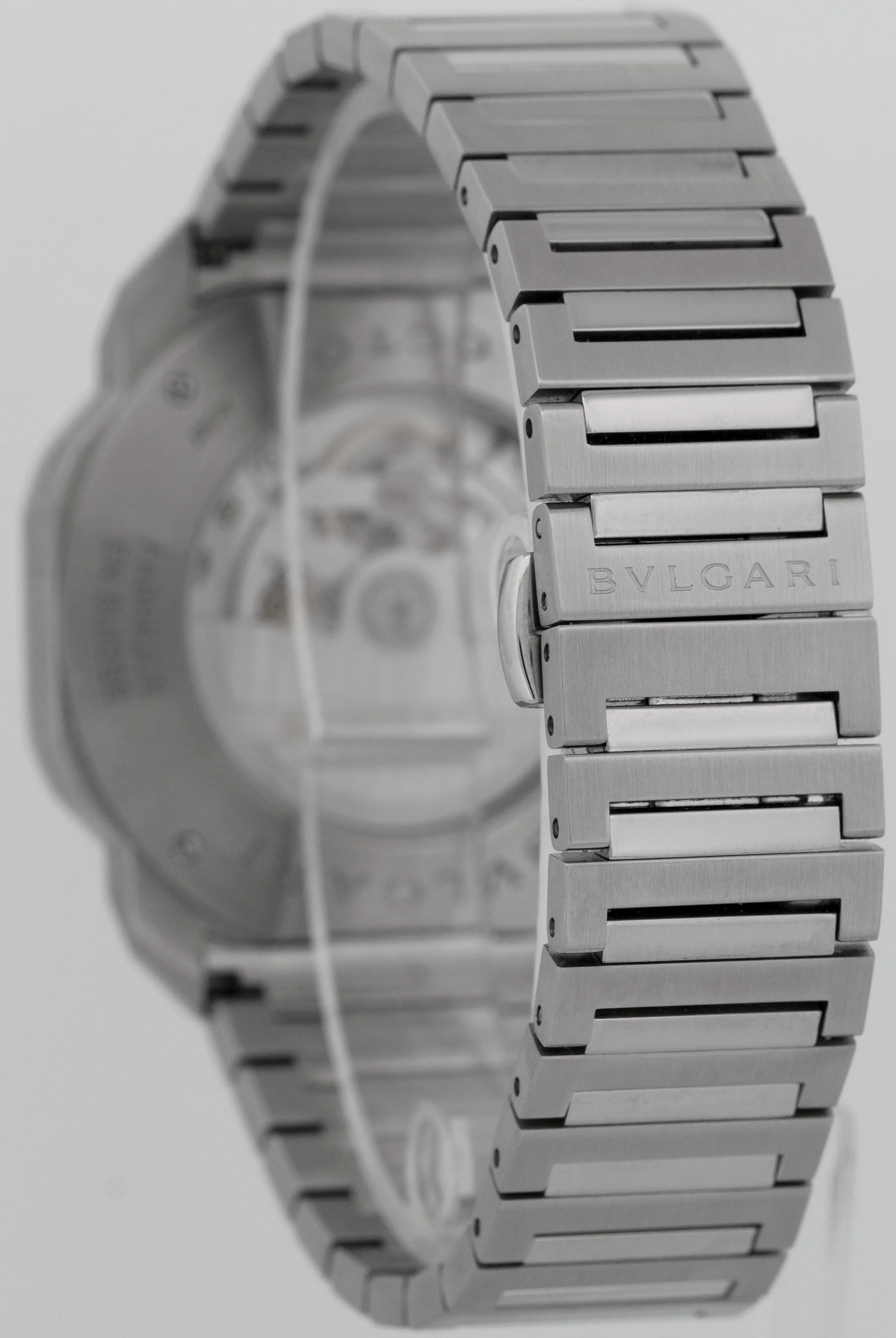 MINT Bvlgari Octo BLACK Stainless Steel Bulgari Automatic 41mm Watch OC41S BOX - Image 5