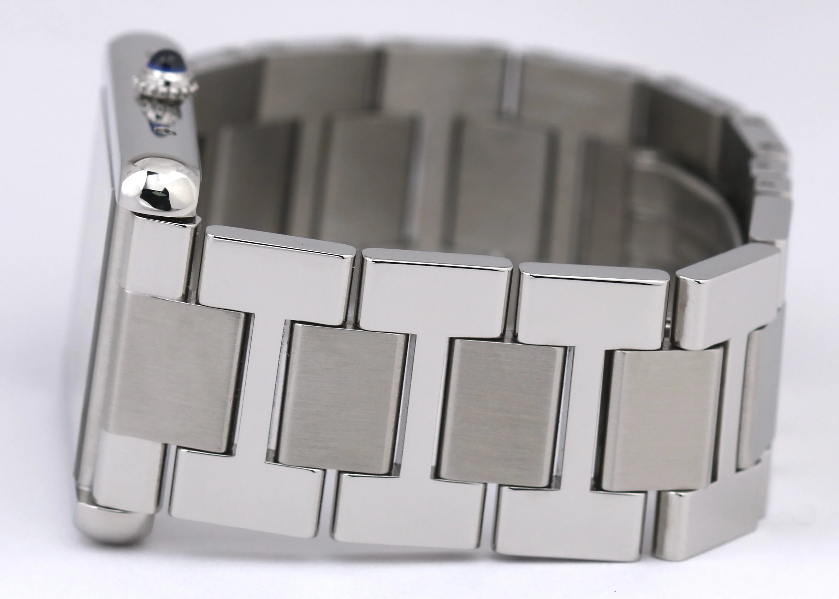 MINT Cartier Tank Solo Large SILVER ROMAN Stainless Steel Quartz 3169 / W5200014 - Image 6
