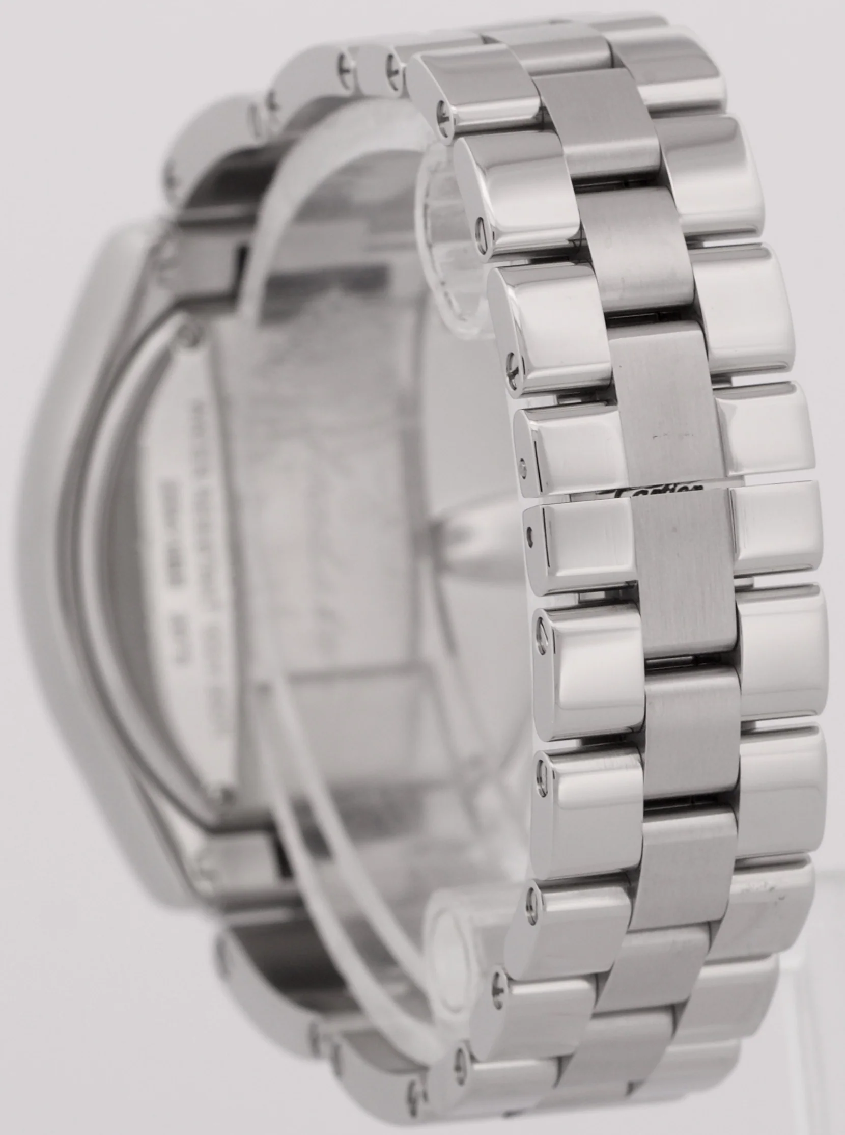 MINT Ladies Cartier Roadster SILVER Roman 2675 31mm Quartz Stainless Steel Watch - Image 5