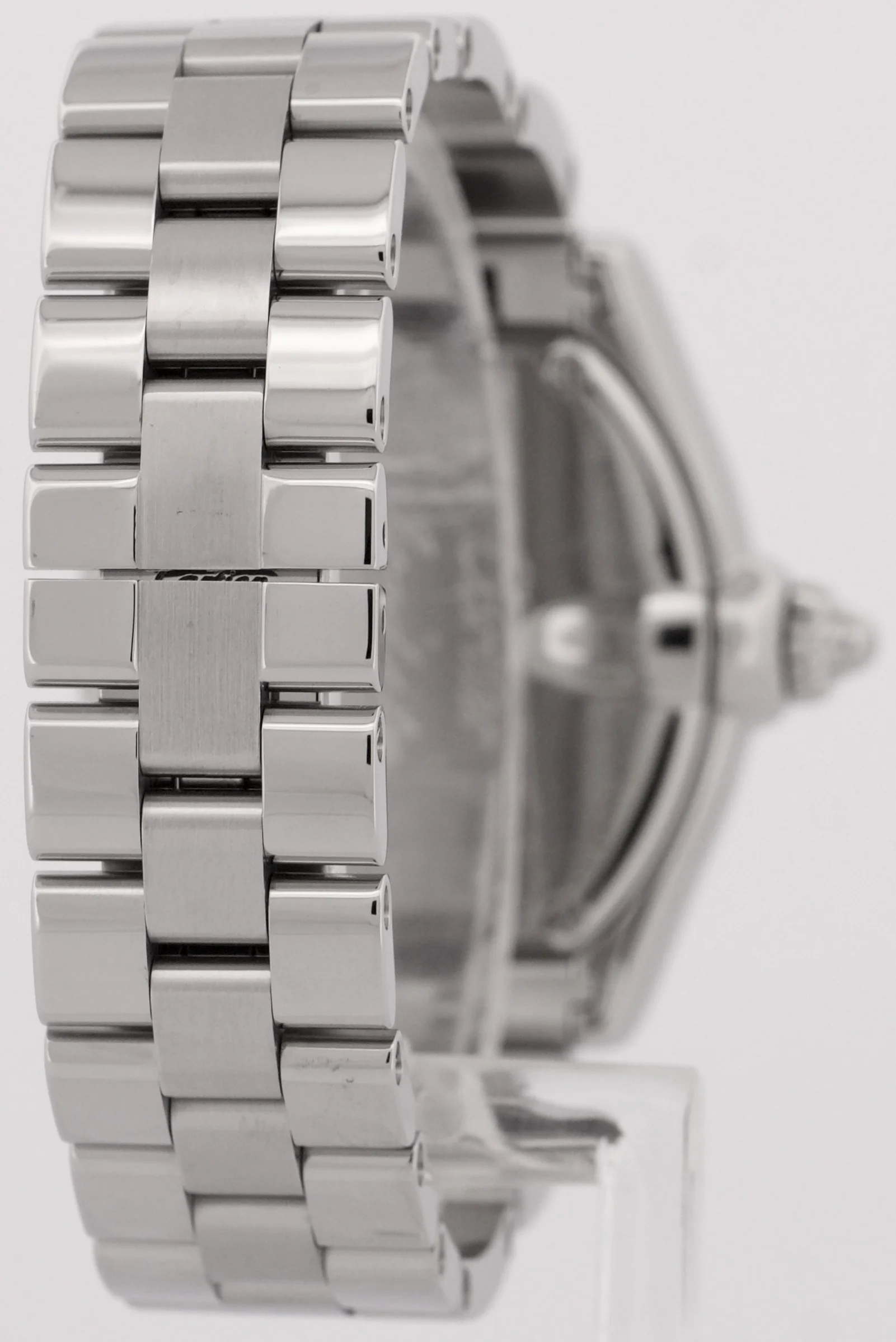 MINT Ladies Cartier Roadster SILVER Roman 2675 31mm Quartz Stainless Steel Watch - Image 6