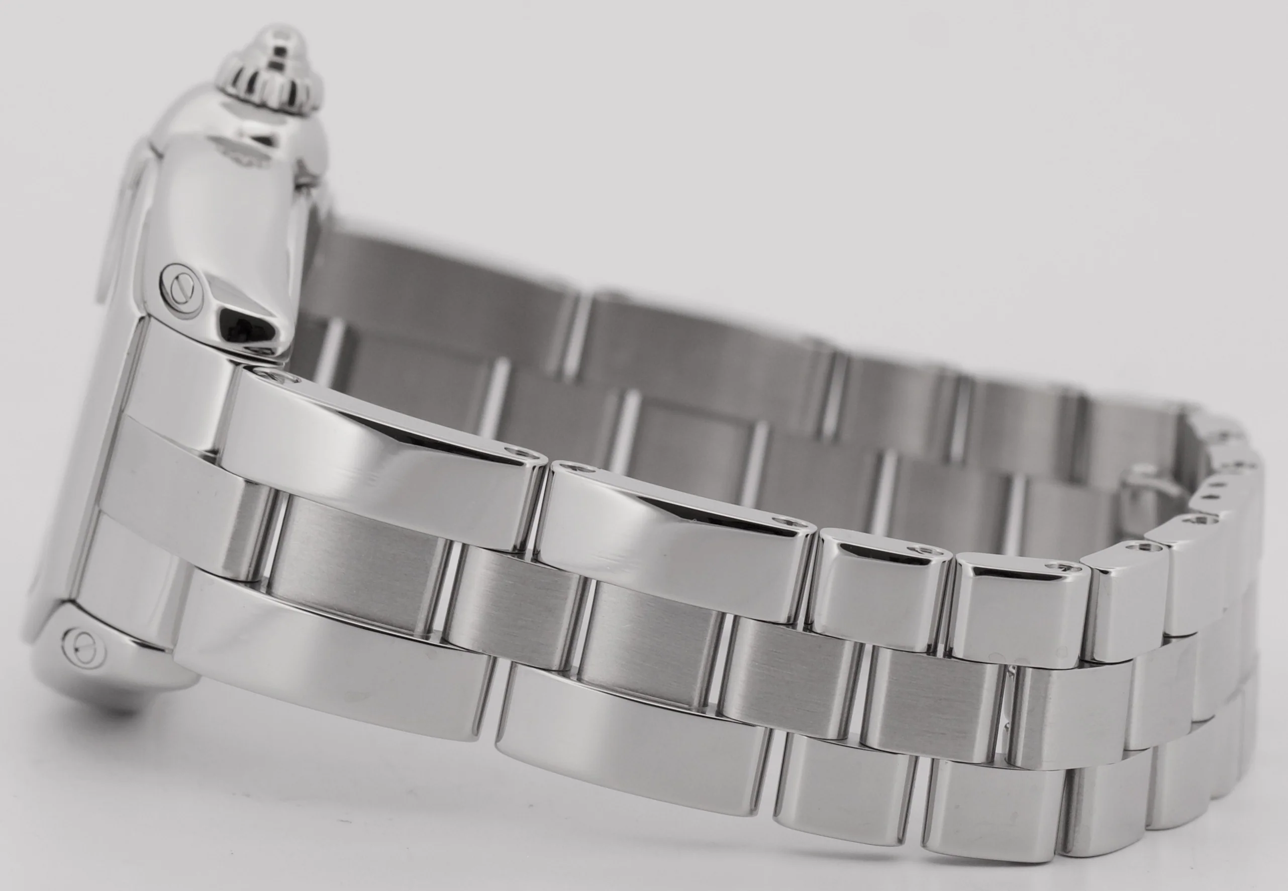 MINT Ladies Cartier Roadster SILVER Roman 2675 31mm Quartz Stainless Steel Watch - Image 7