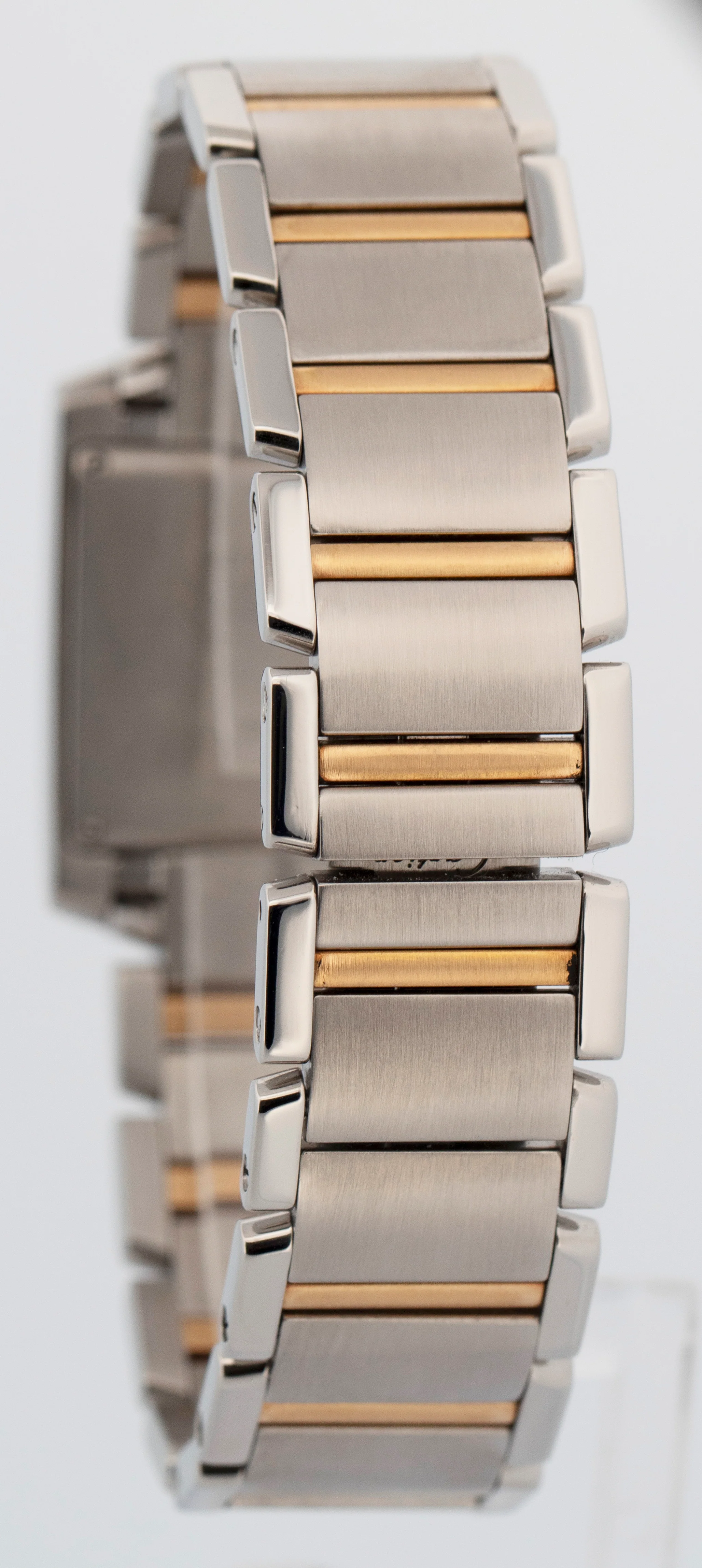 MINT Ladies Cartier Tank Francaise Midsize 2465 Two-Tone Gold Roman Quartz Watch - Image 5