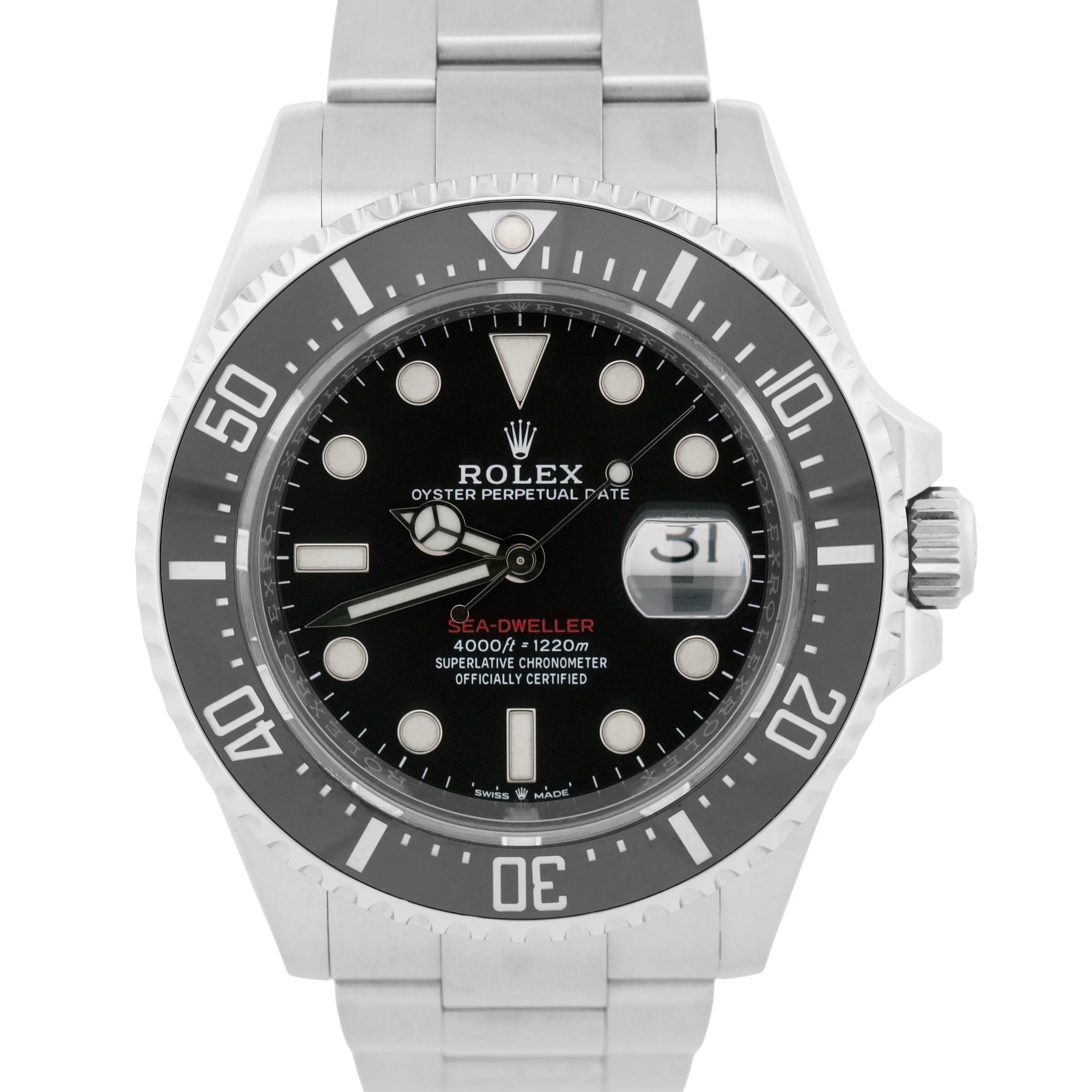 MINT NEW PAPERS Rolex Sea-Dweller 50th-Anniversary BLACK Red 43mm MK2 126600 BOX