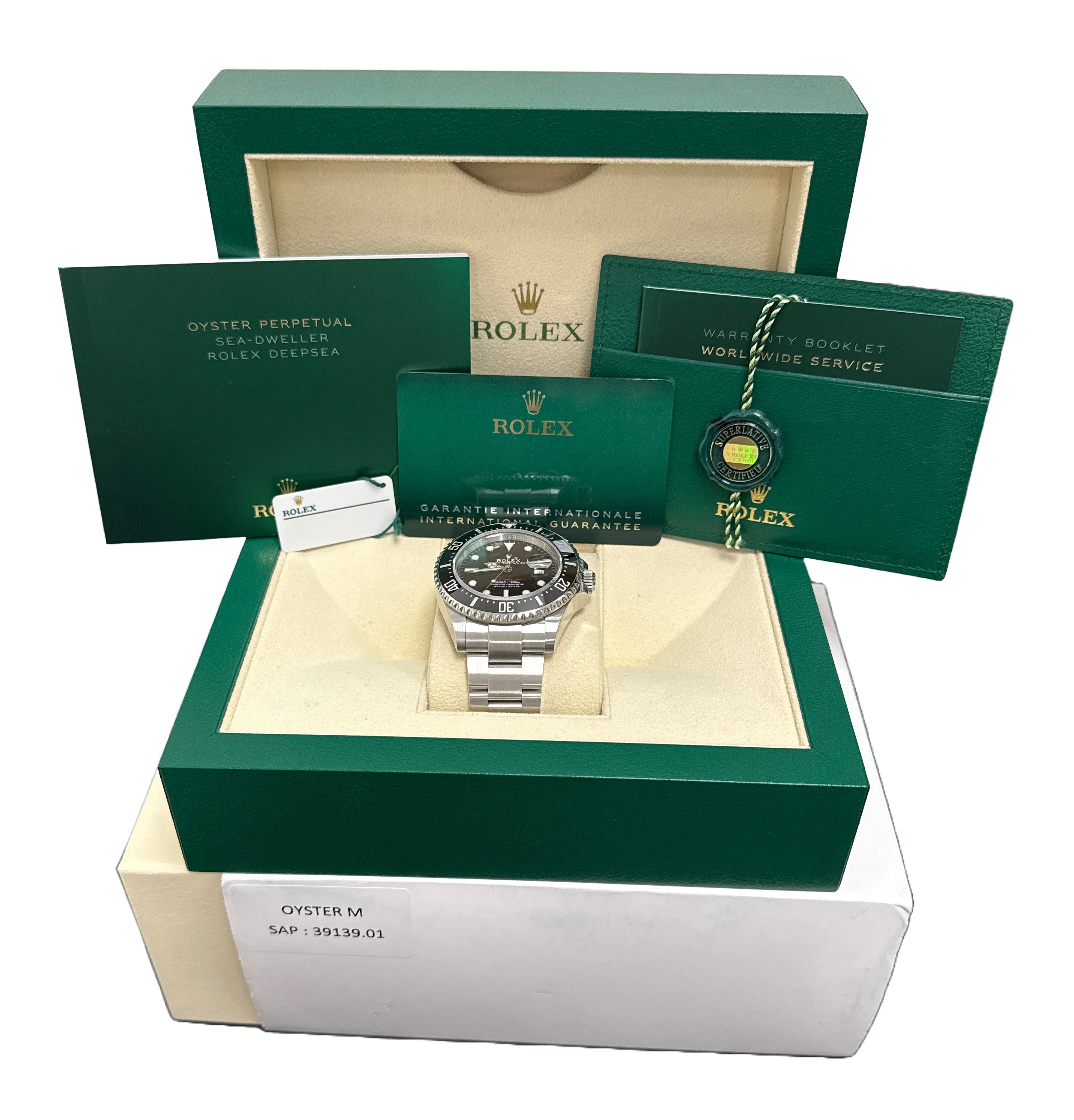 MINT NEW PAPERS Rolex Sea-Dweller 50th-Anniversary BLACK Red 43mm MK2 126600 BOX - Image 2
