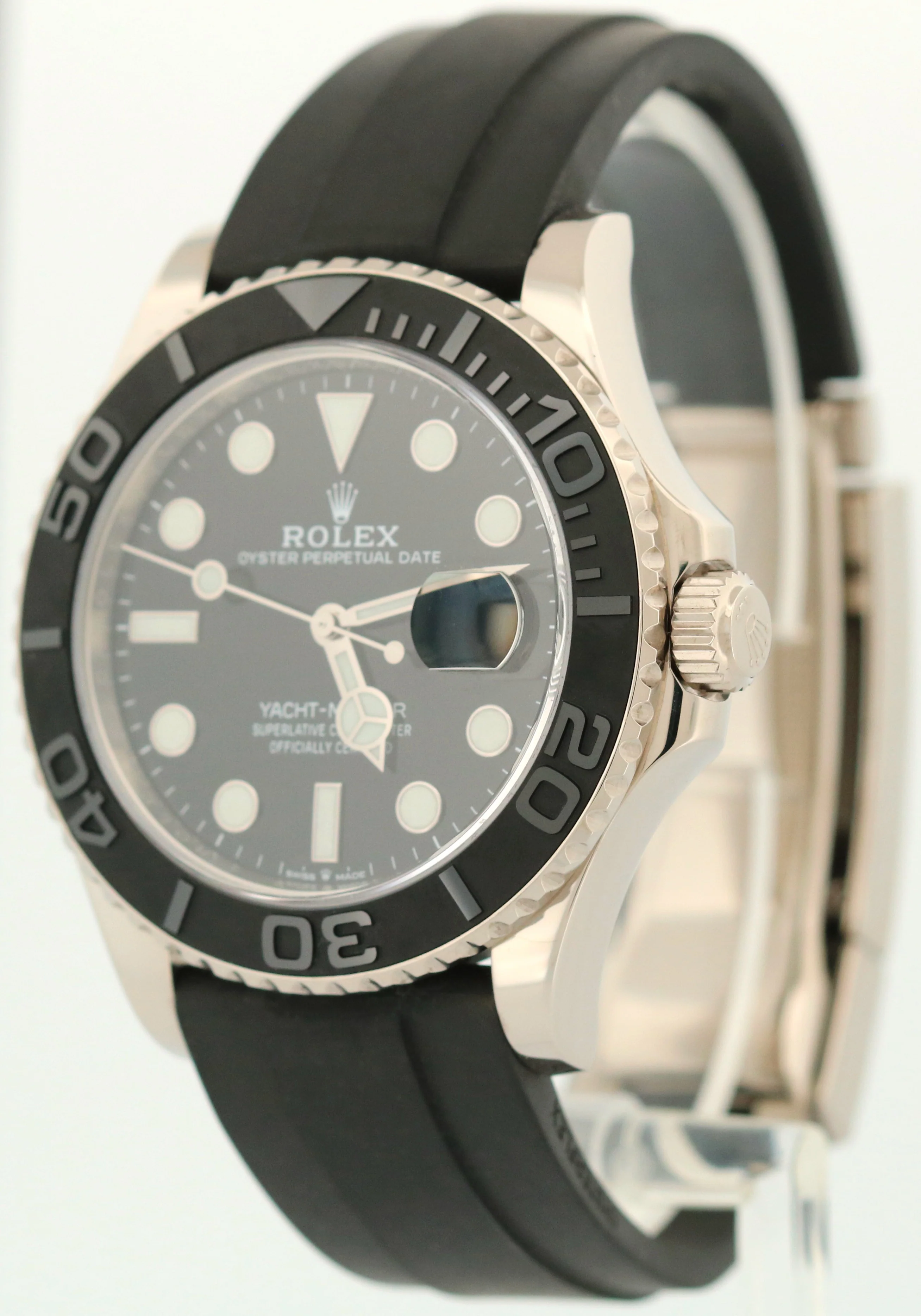 MINT NEW PAPERS Rolex Yacht-Master 18K White Gold Oysterflex 42mm 226659 BOX - Image 3