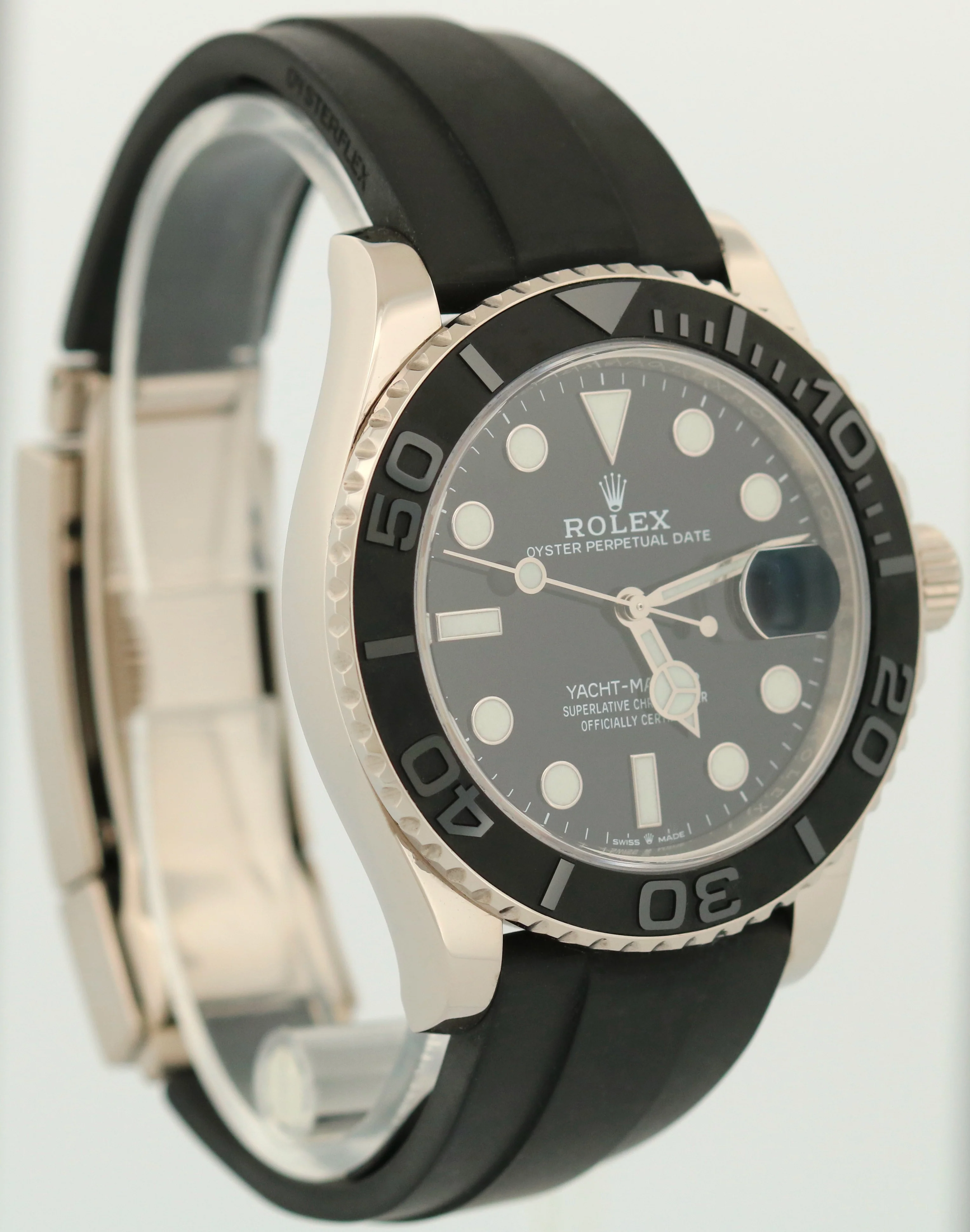 MINT NEW PAPERS Rolex Yacht-Master 18K White Gold Oysterflex 42mm 226659 BOX - Image 4