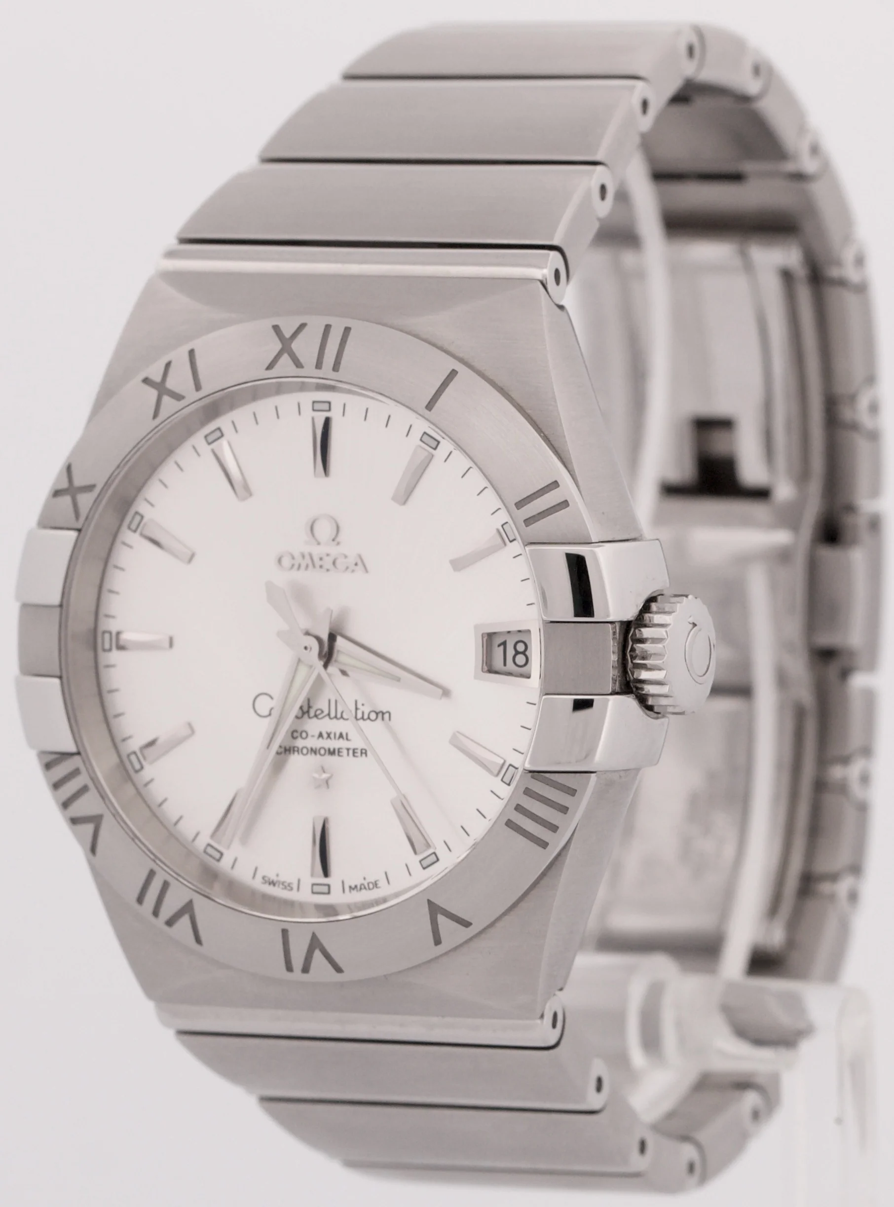 MINT Omega Constellation SILVER Stainless Steel 38mm 123.10.38.21.02.001 BOX - Image 3