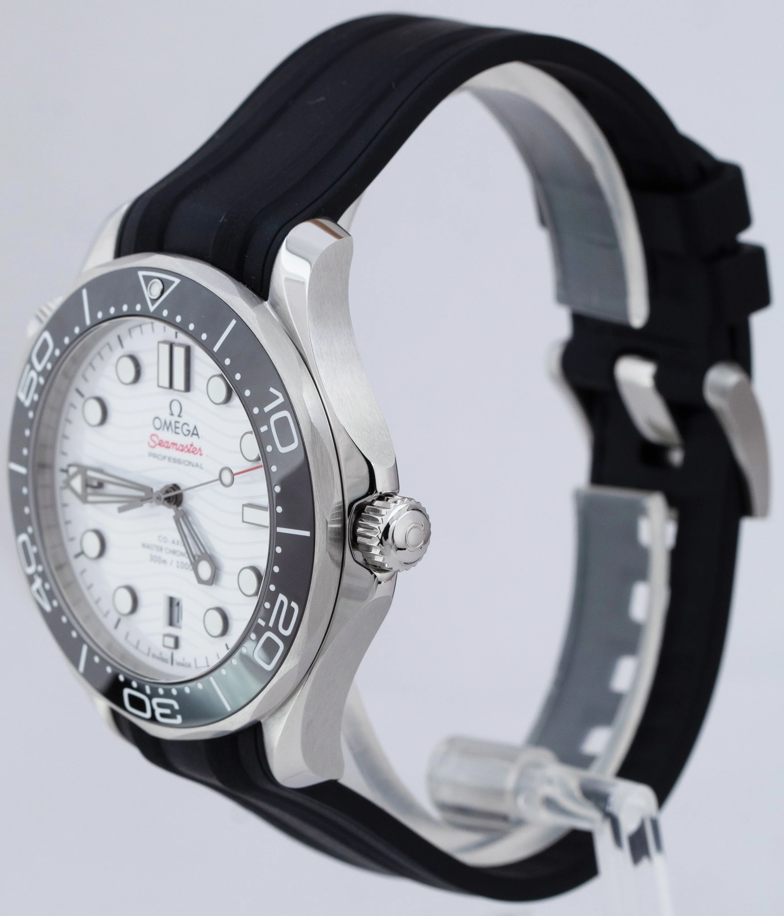 MINT Omega Seamaster 300 Co-Axial 42mm White Steel Watch 210.32.42.20.04.001 BOX - Image 3