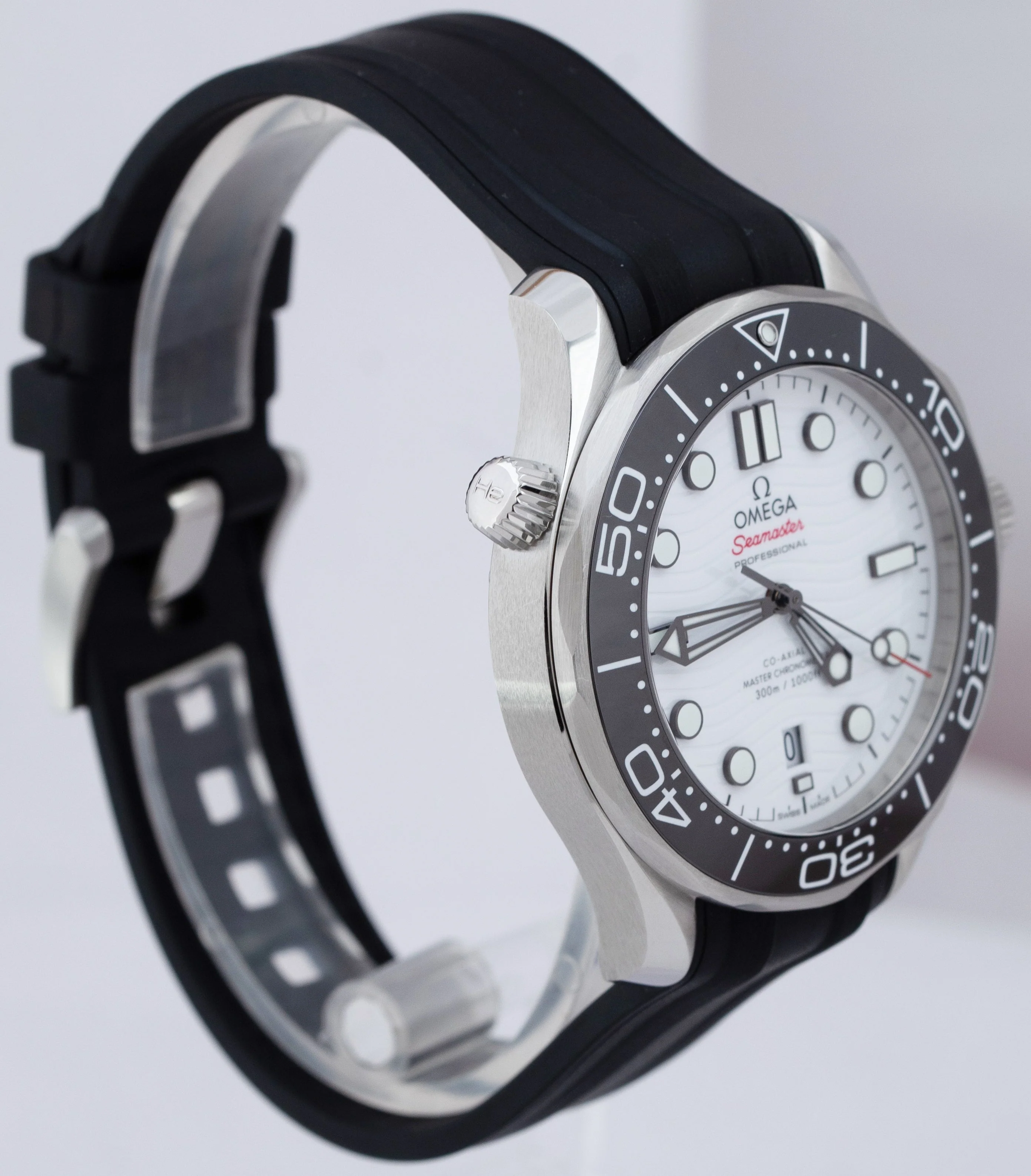 MINT Omega Seamaster 300 Co-Axial 42mm White Steel Watch 210.32.42.20.04.001 BOX - Image 4