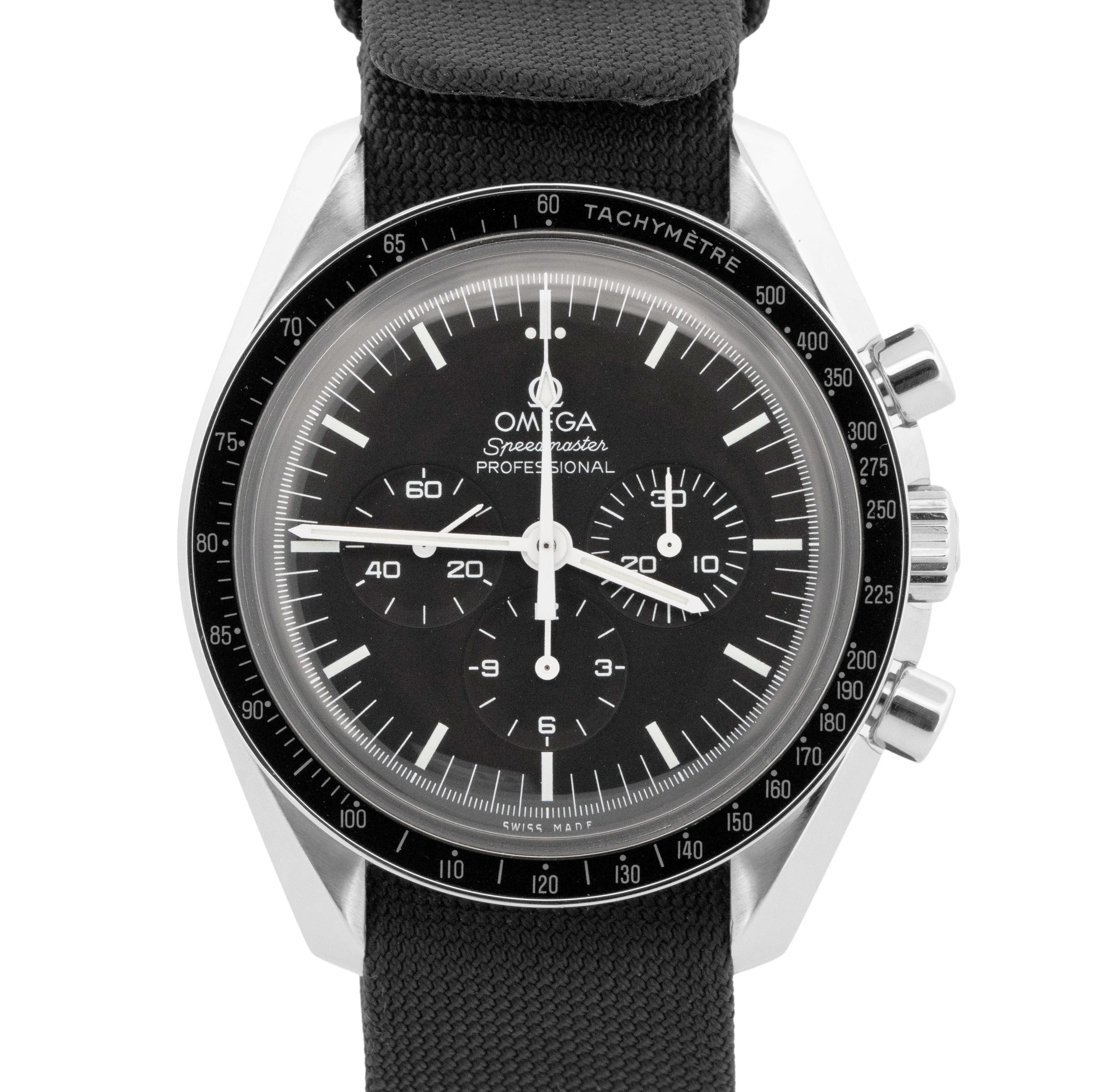 MINT Omega Speedmaster Professional Stainless NATO Manual 42mm Watch 145.022