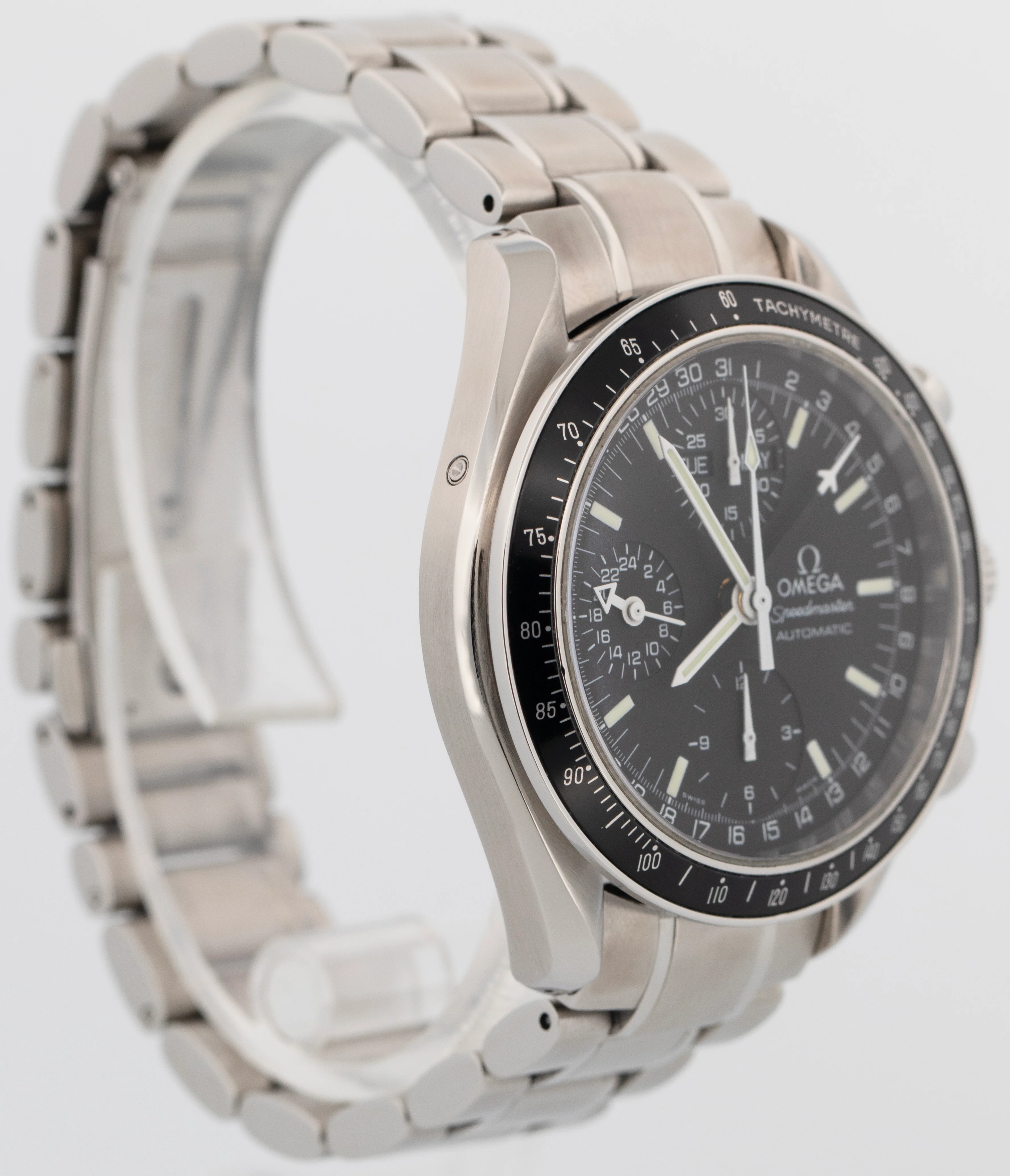 MINT Omega Speedmaster Reduced 39mm 3520.50 Chronograph Steel Watch 3520.50.00 - Image 3