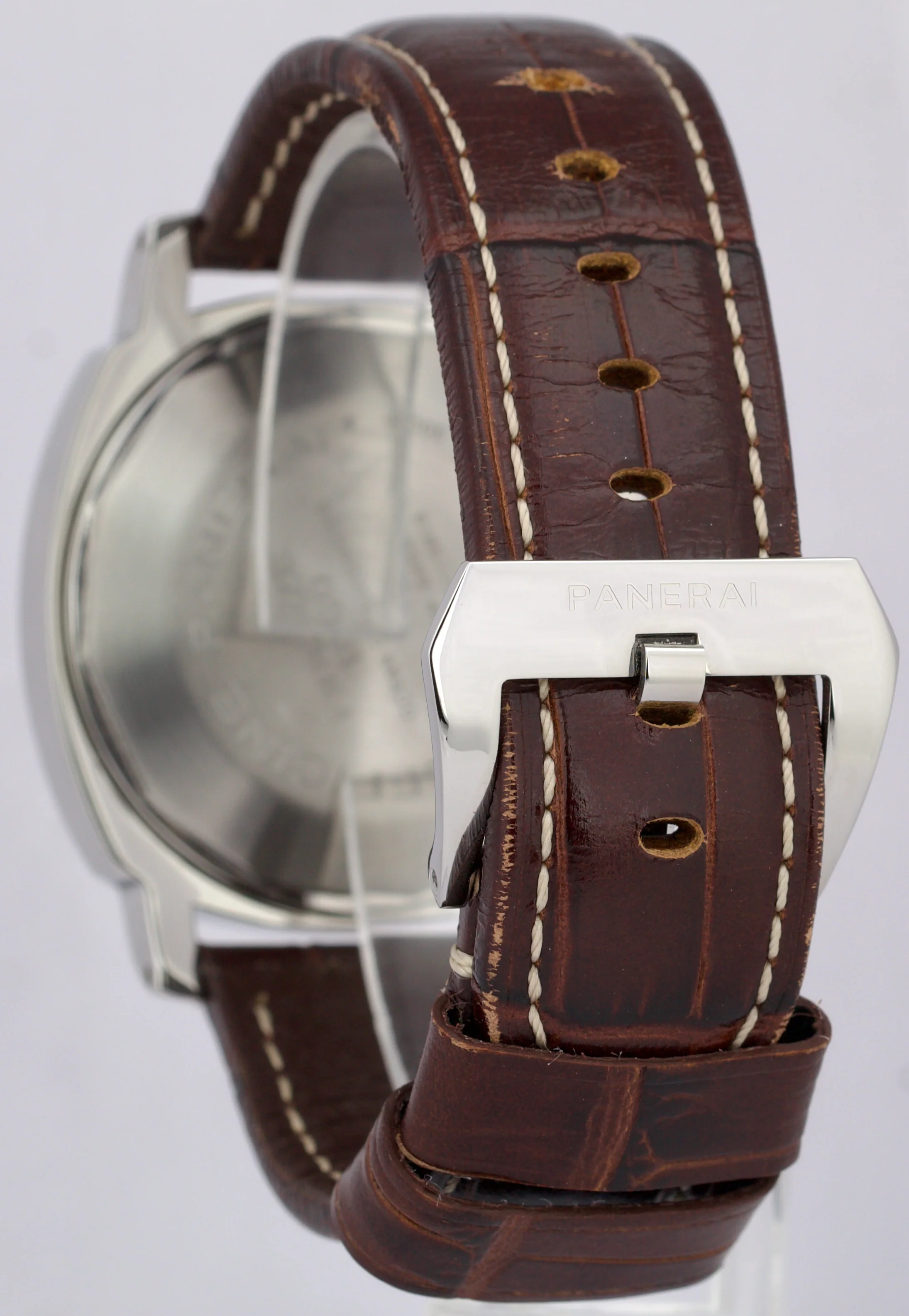 MINT Panerai Luminor GMT PAM88 Automatic Black Rubber Steel 44mm Watch PAM00088 - Image 5