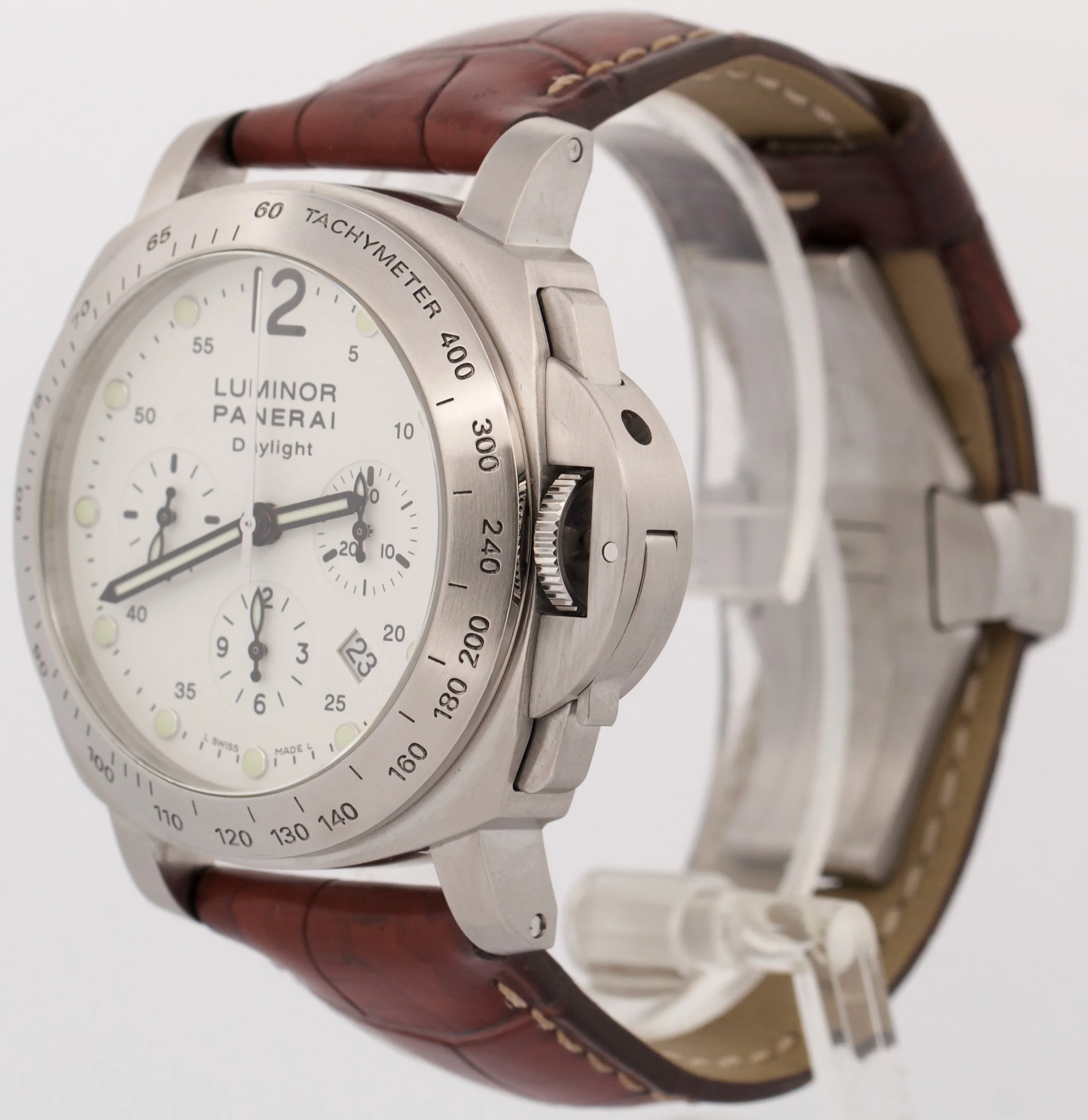 MINT Panerai PAM 251 Luminor Daylight IVORY Chronograph Automatic 44mm PAM00251 - Image 3