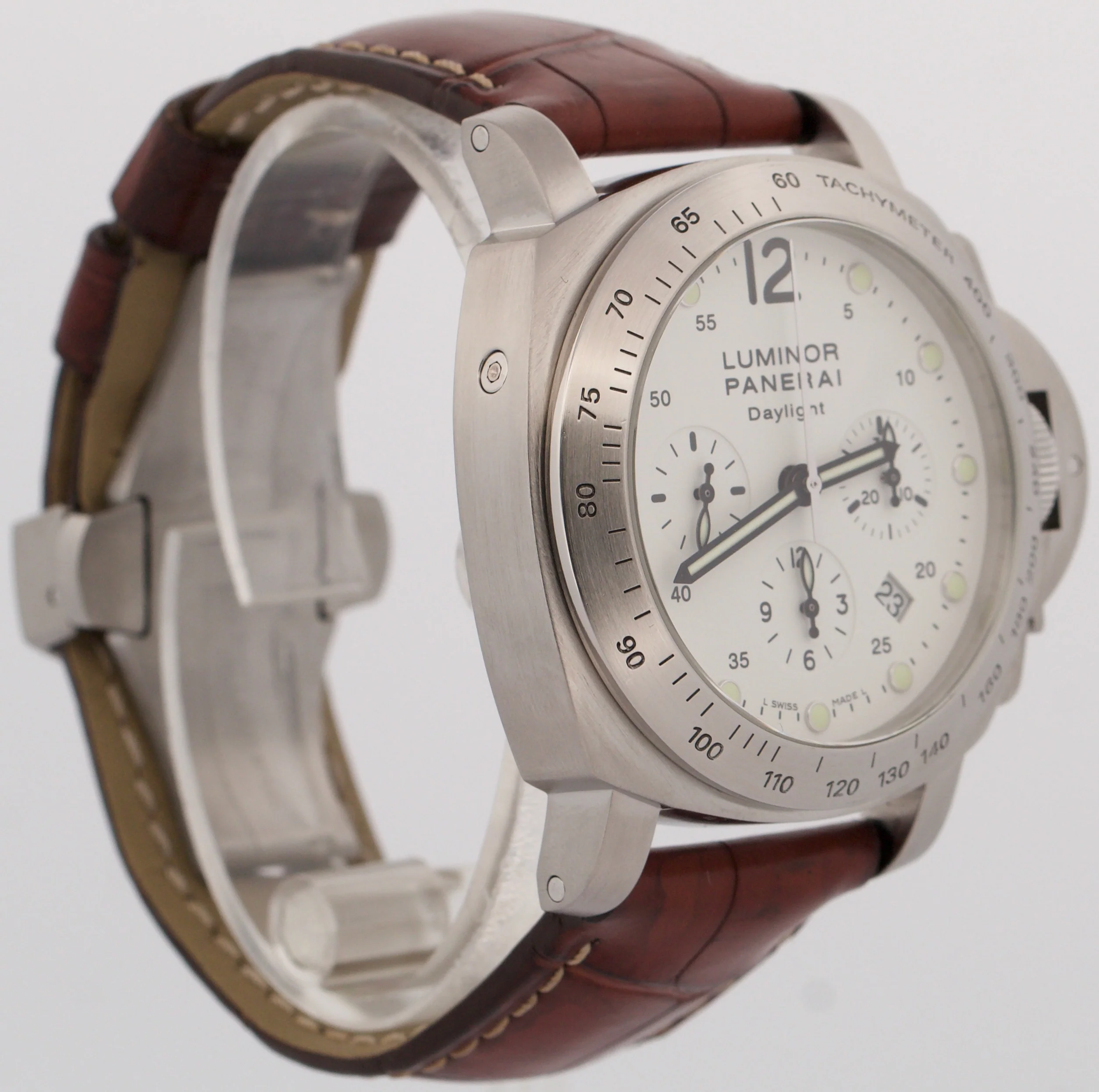 MINT Panerai PAM 251 Luminor Daylight IVORY Chronograph Automatic 44mm PAM00251 - Image 4