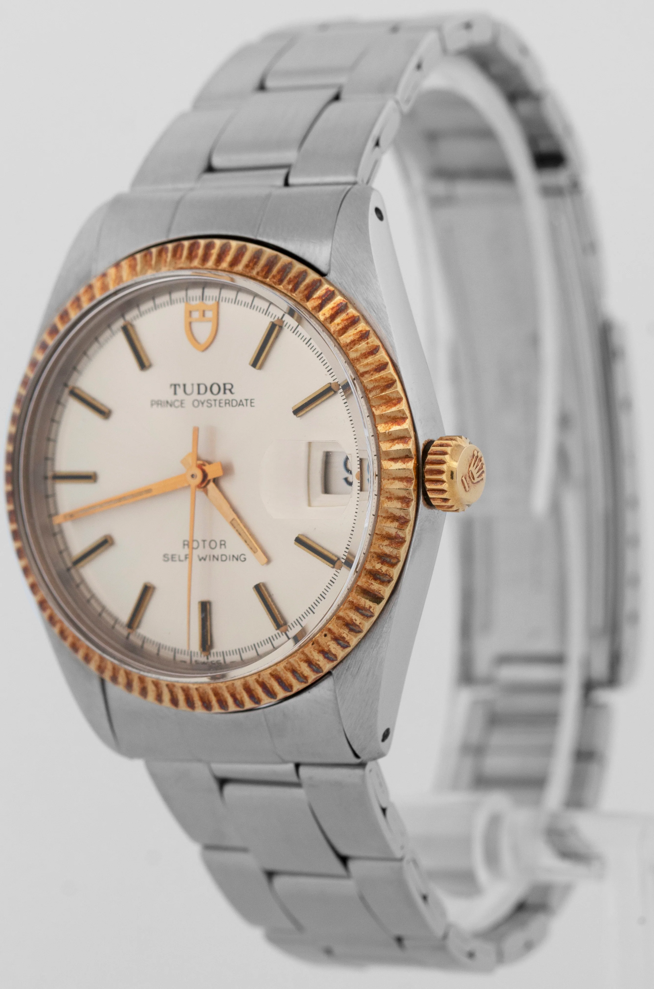 MINT PAPERS 1979 Tudor Prince Oysterdate SILVER Two-Tone Steel 34mm 9071/3 BOX - Image 3