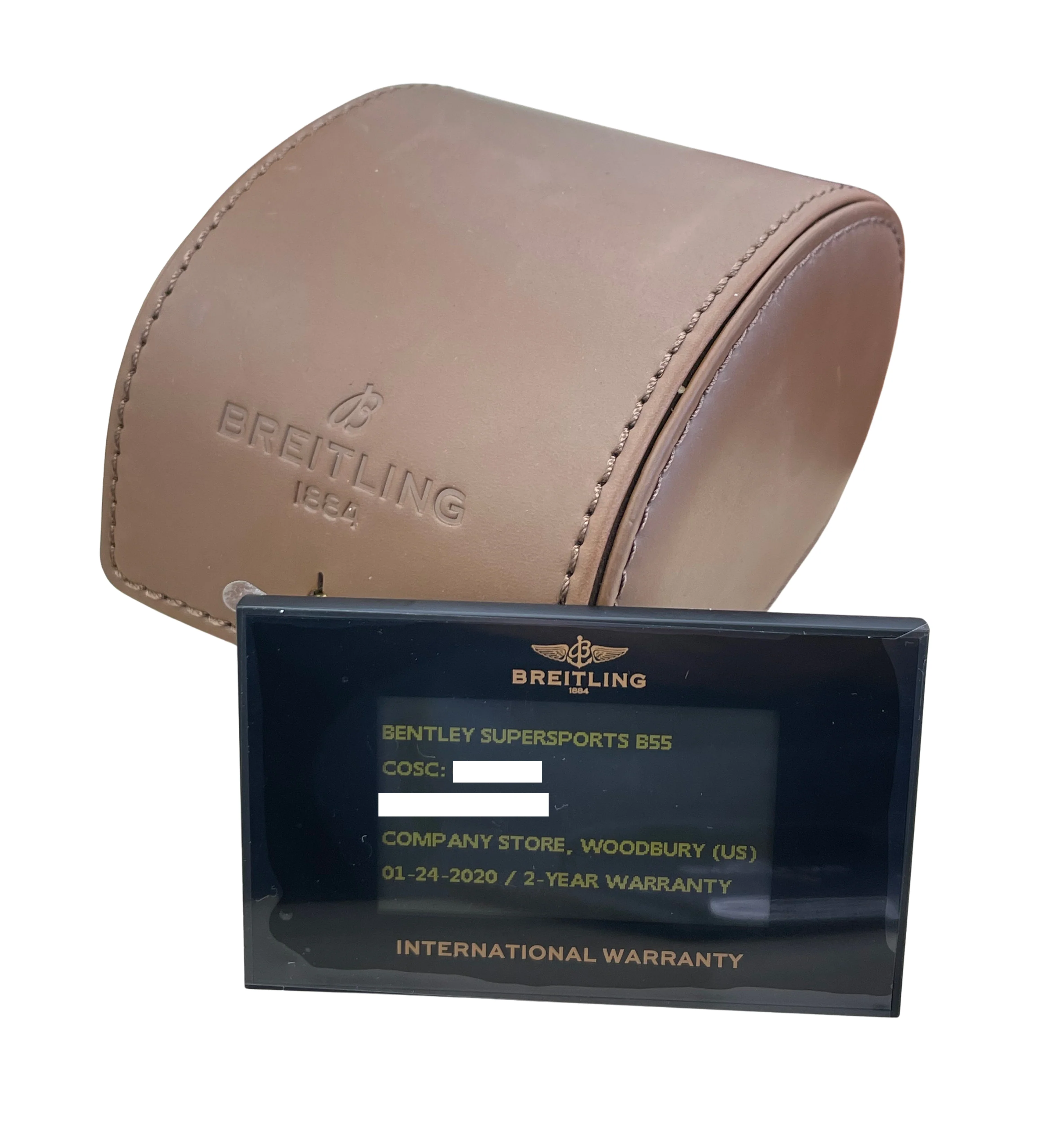 MINT PAPERS Breitling Bentley Supersports Titanium 46 EB5520 BF47 Red Watch BOX - Image 2