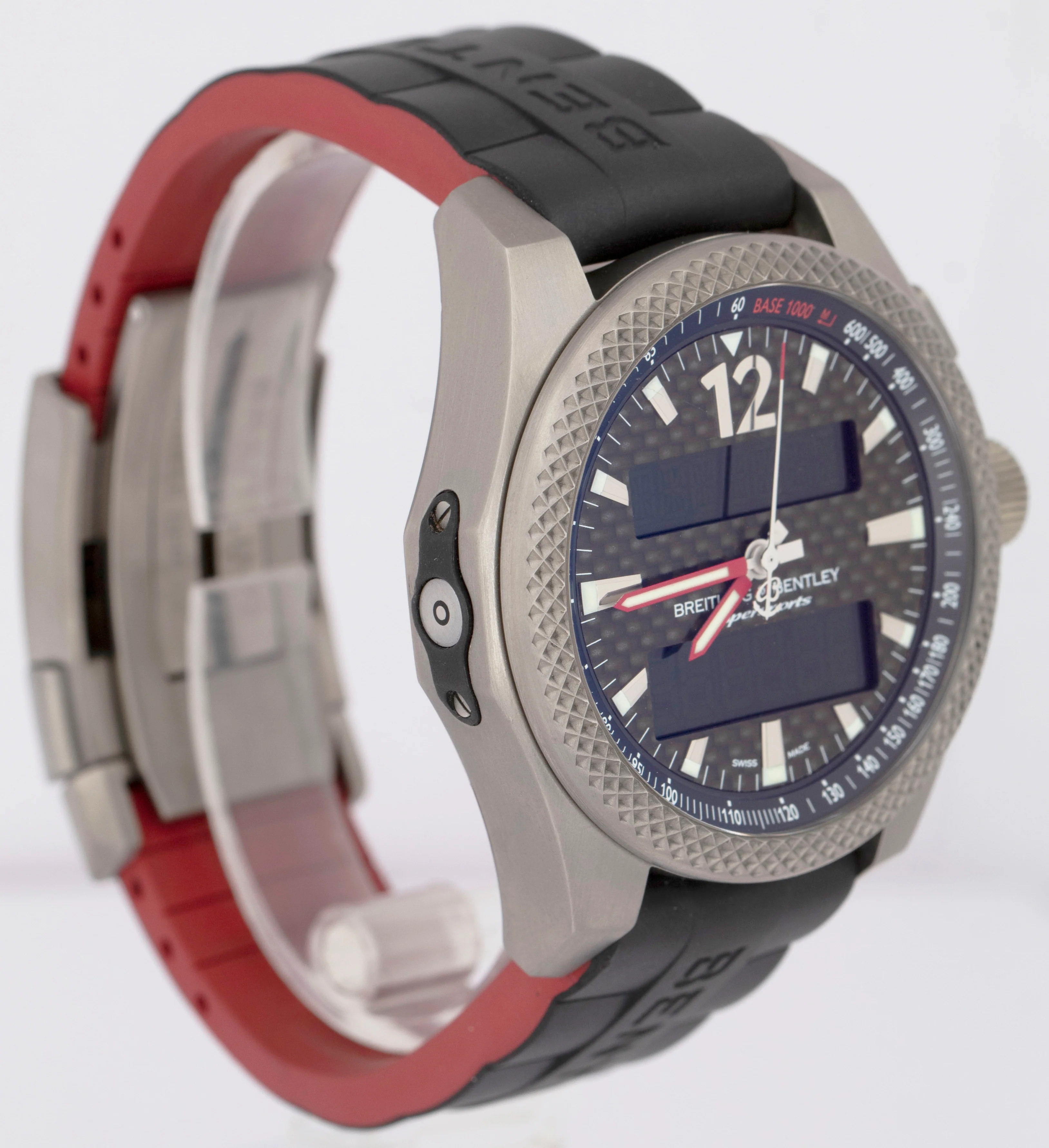 MINT PAPERS Breitling Bentley Supersports Titanium 46 EB5520 BF47 Red Watch BOX - Image 5