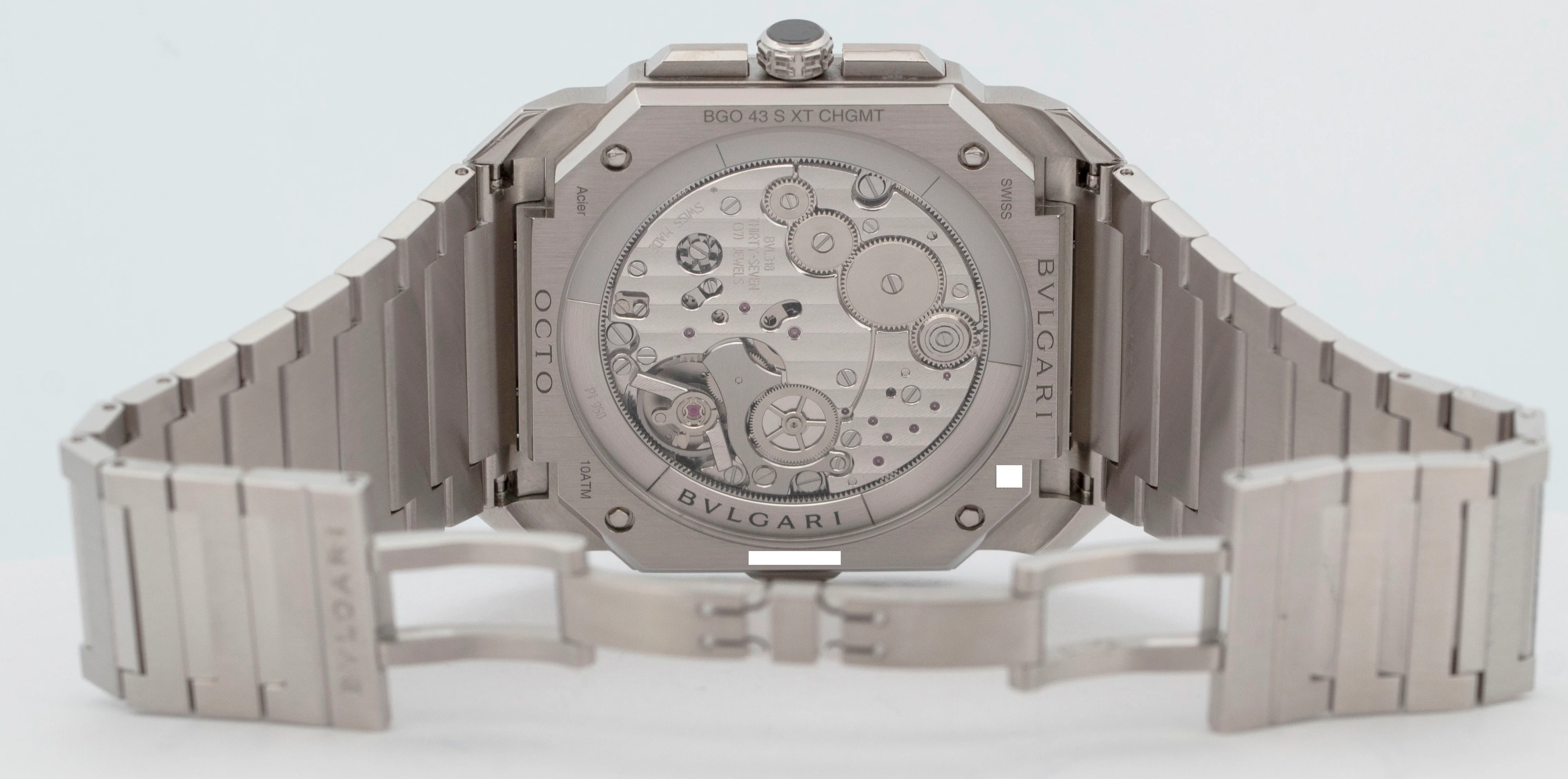 MINT PAPERS BVLGARI Bulgari Octo Finissimo 43 Chronograph BLUE 103467 Watch BOX - Image 8