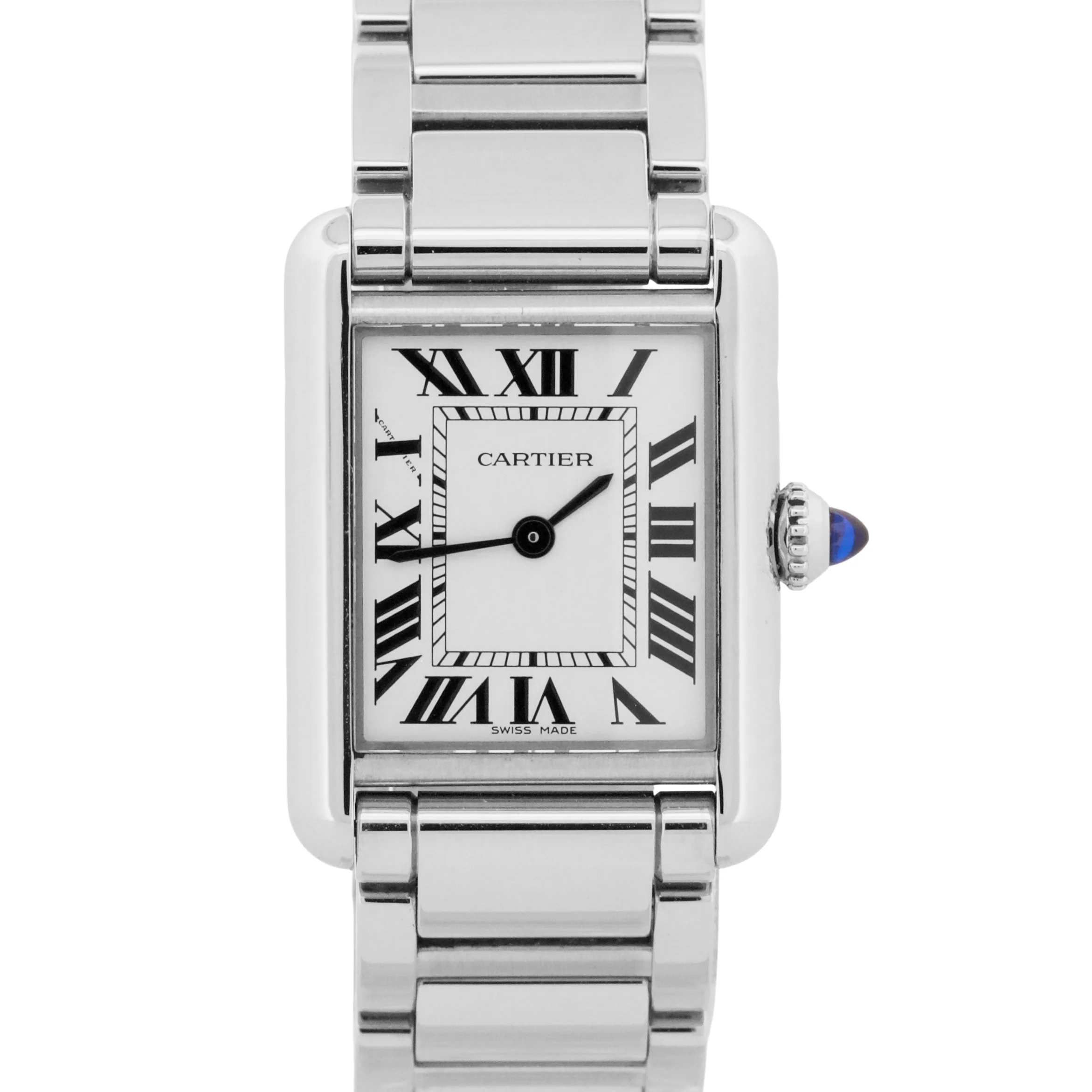 MINT PAPERS Cartier Tank Must 22mm SILVER ROMAN Quartz WSTA0051 4322 Watch BOX