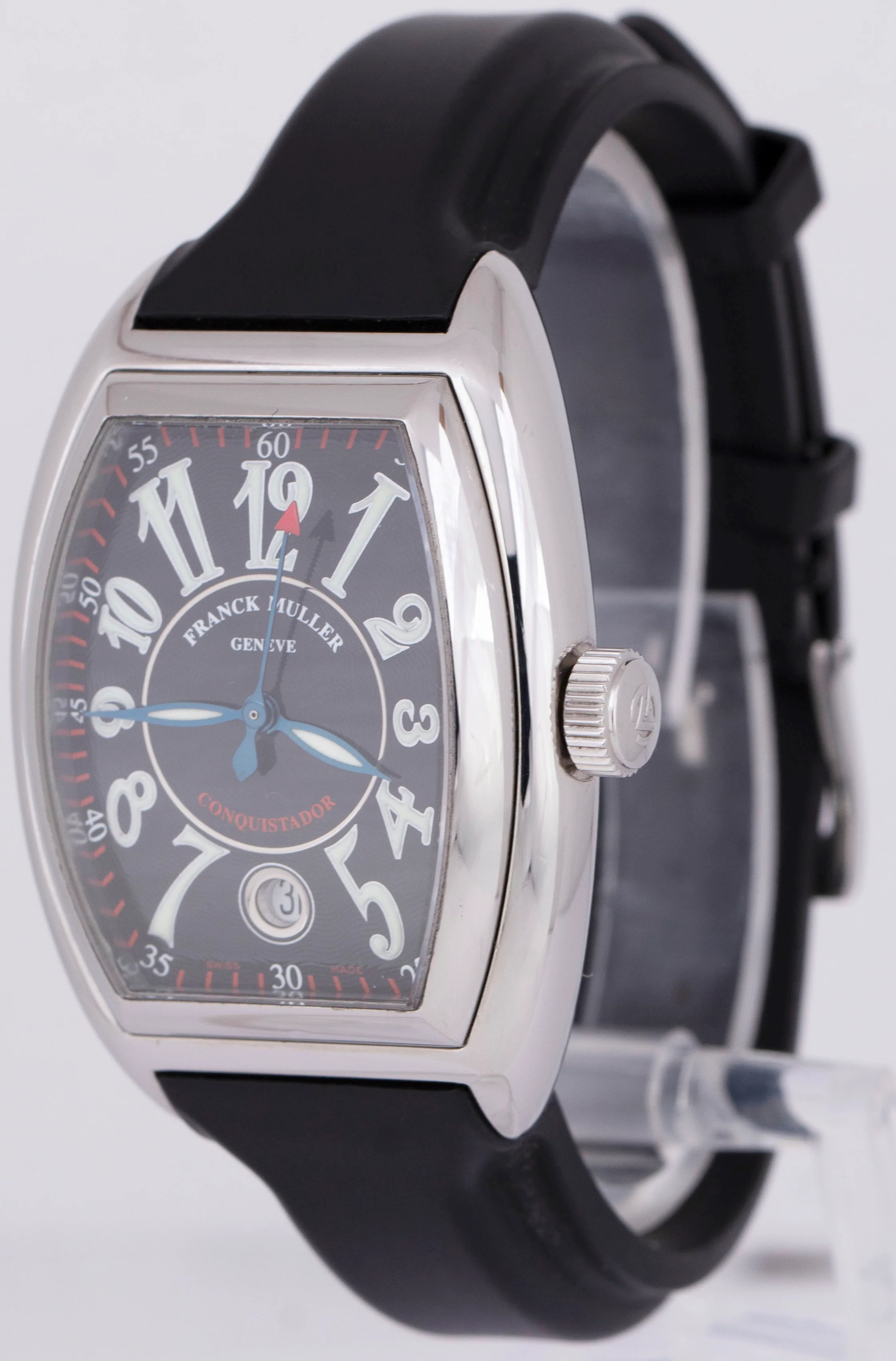 MINT PAPERS Franck Muller 8005 SC Conquistador 35mm Stainless Steel Watch BOX - Image 3