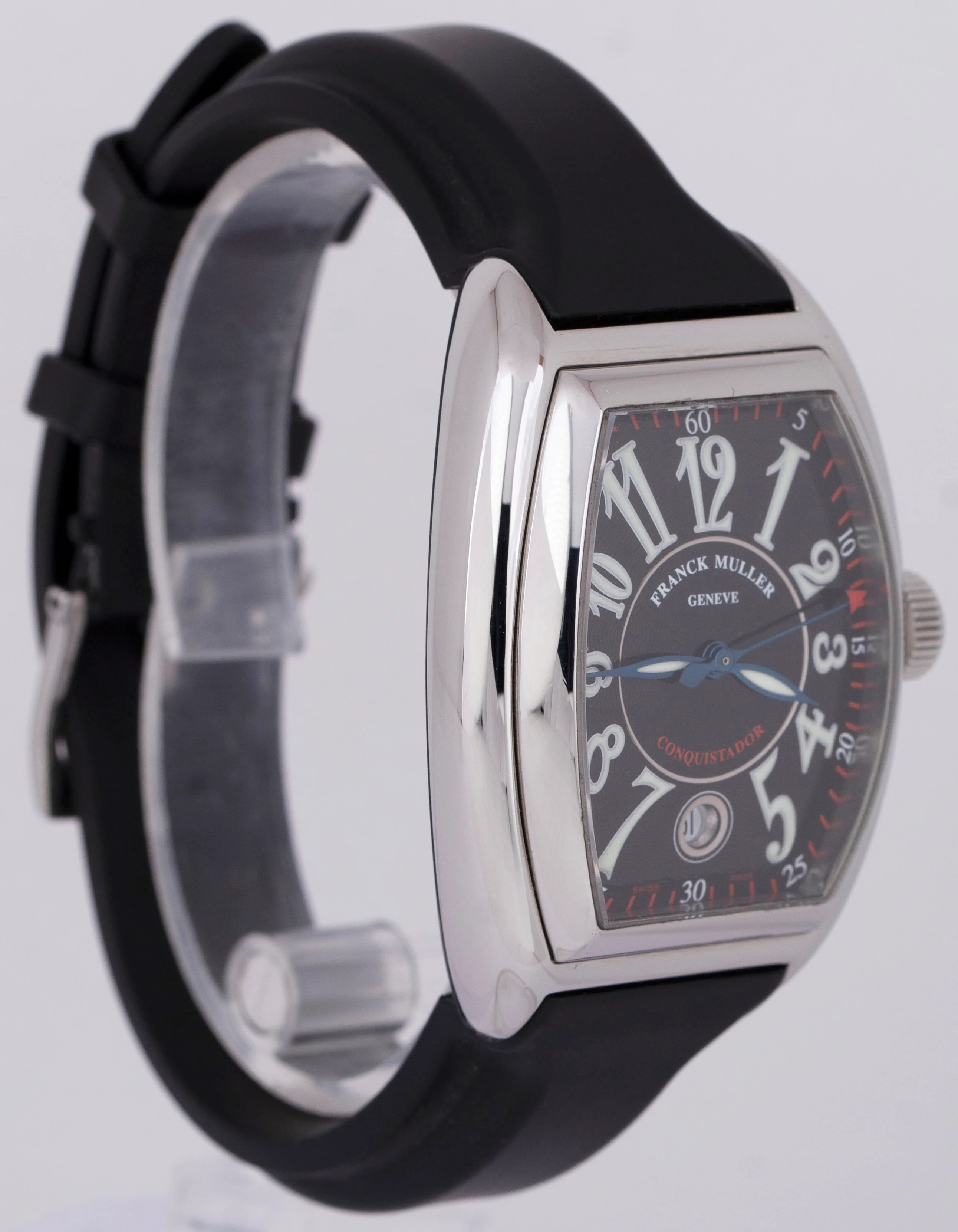 MINT PAPERS Franck Muller 8005 SC Conquistador 35mm Stainless Steel Watch BOX - Image 4