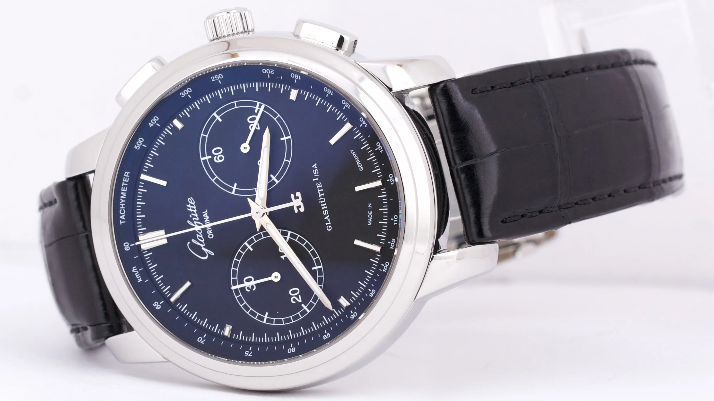 MINT PAPERS Glashutte Original Senator XL 44mm Automatic 39-34-20-42-04 BOX - Image 7