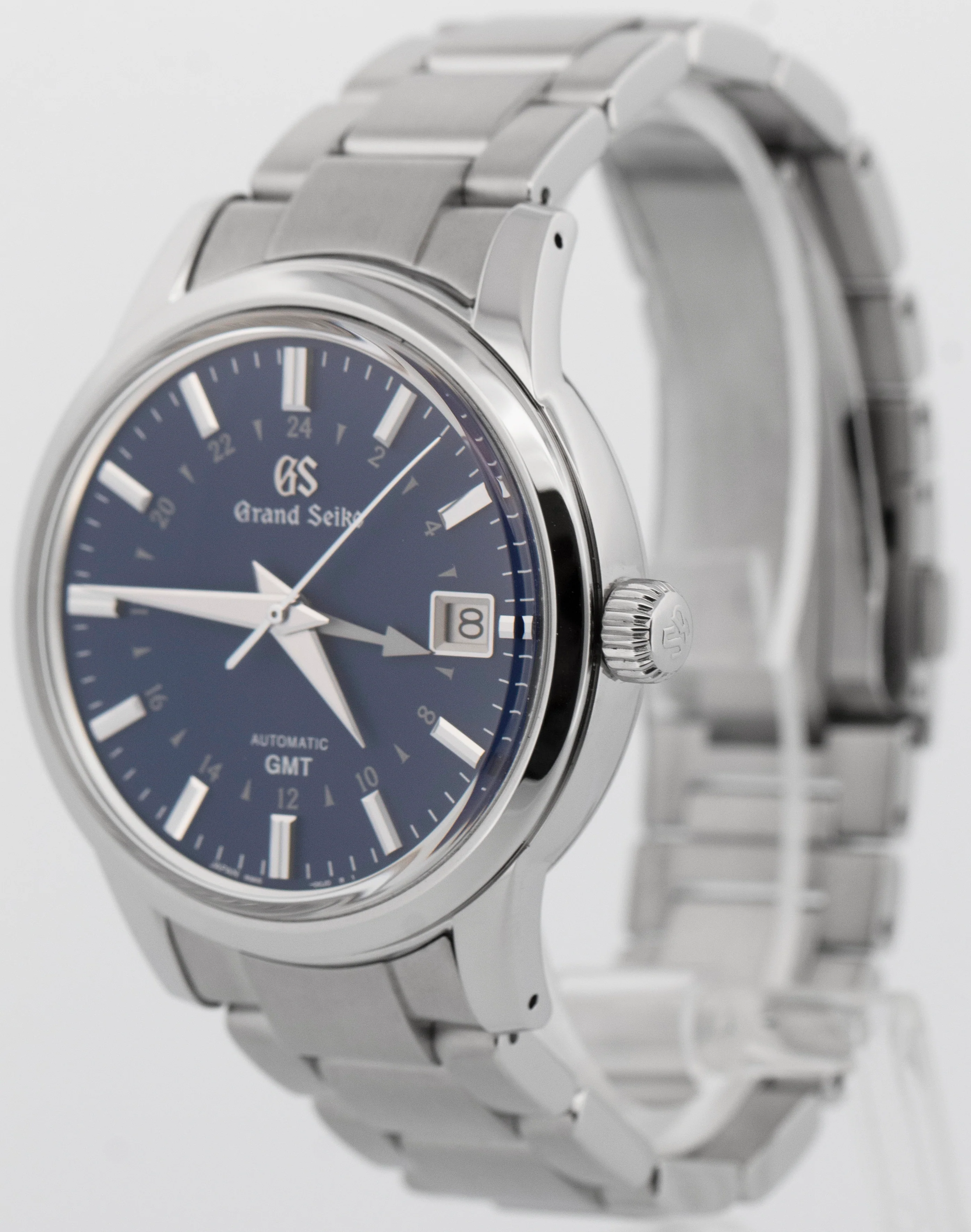 MINT PAPERS Grand Seiko Sport GMT 39.5mm Blue HODINKEE Steel Watch SBGM239 BOX - Image 3
