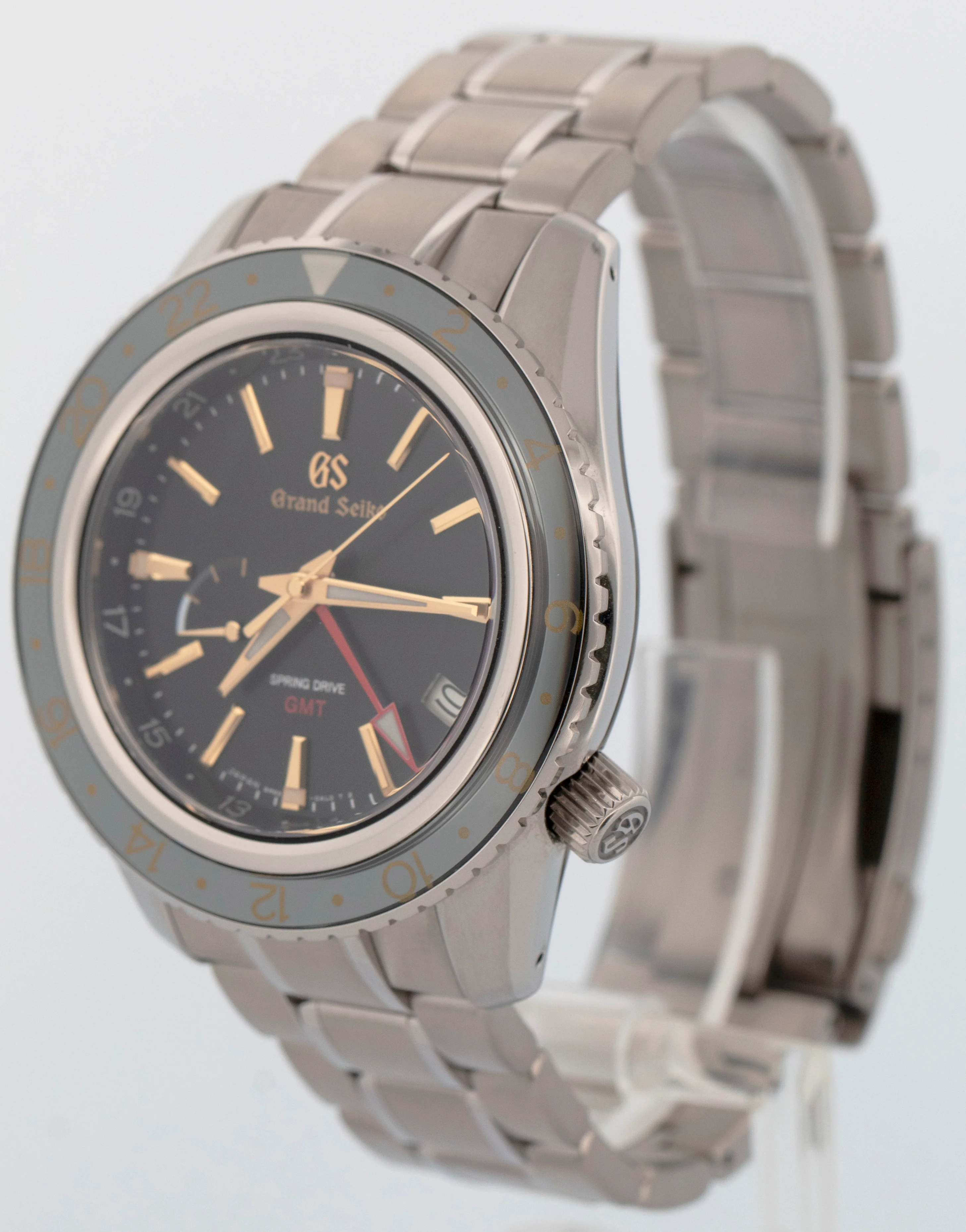 MINT PAPERS Grand Seiko Spring Drive GMT SBGE215 44mm Titanium 9R66 Watch BOX - Image 3