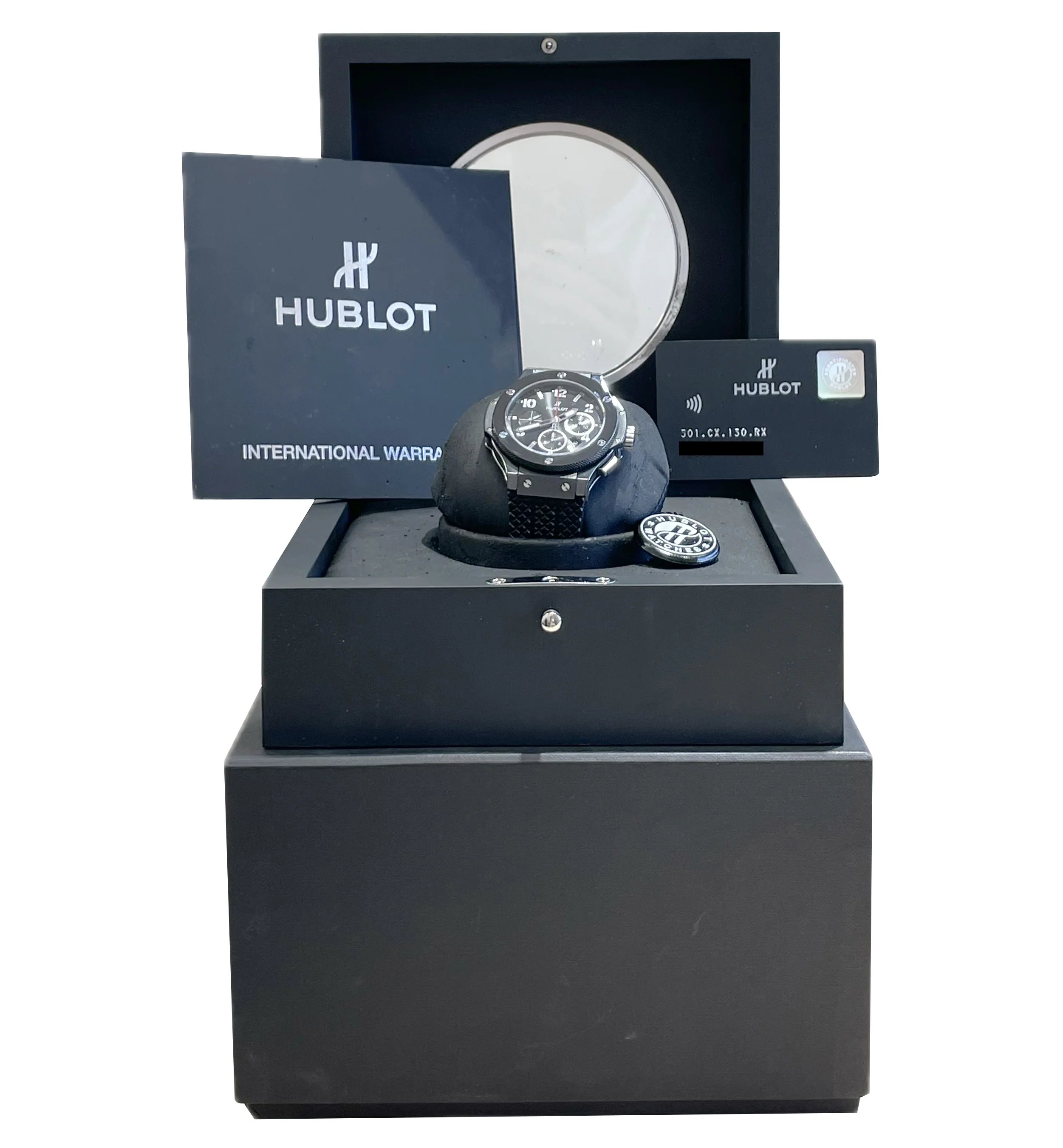 MINT PAPERS Hublot Big Bang Black Magic 301.CX.130.RX Ceramic 44mm Watch BOX - Image 2