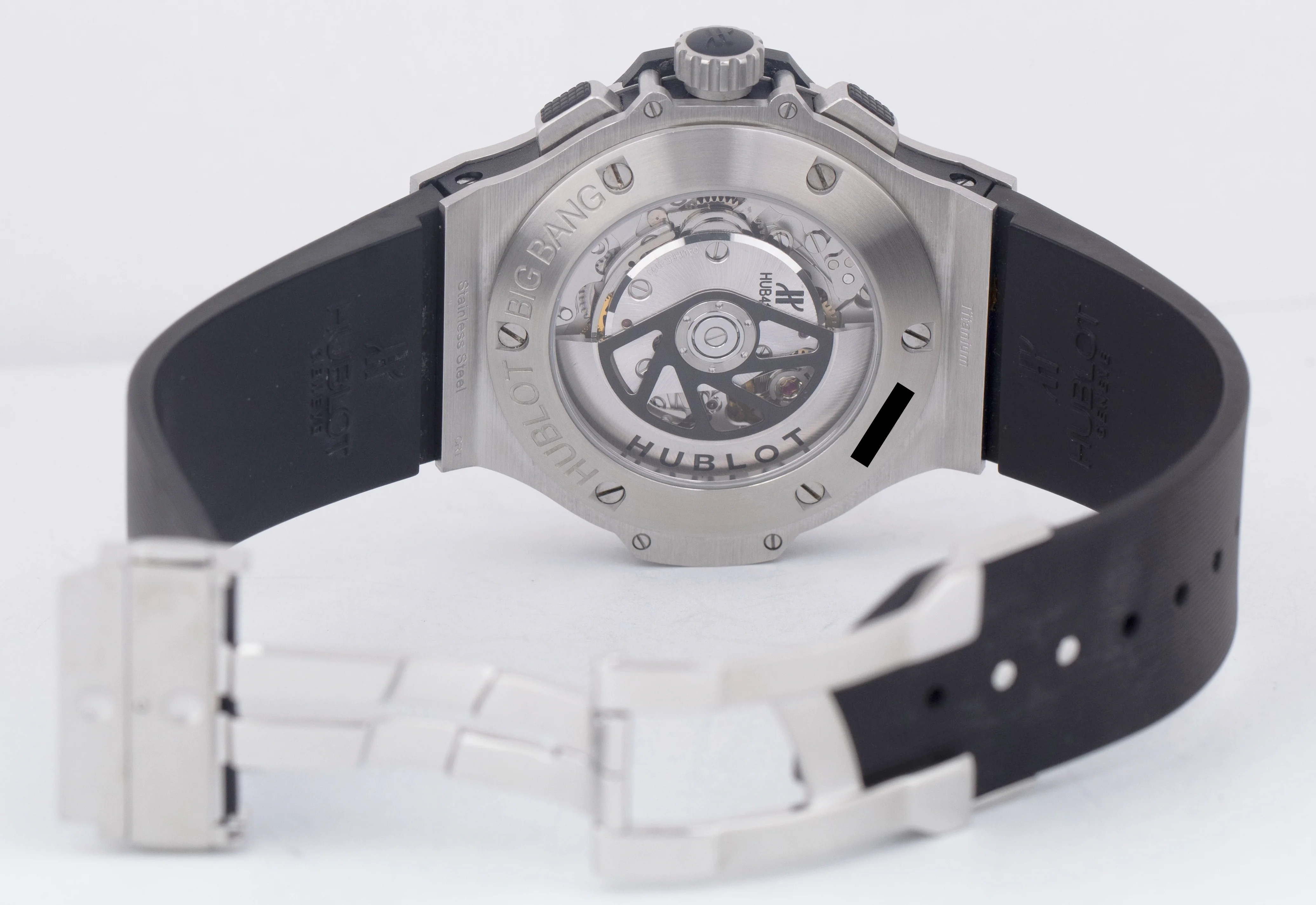 MINT PAPERS Hublot Big Bang Chronograph Black 301.SX.1170.RX Rubber Watch BOX - Image 6