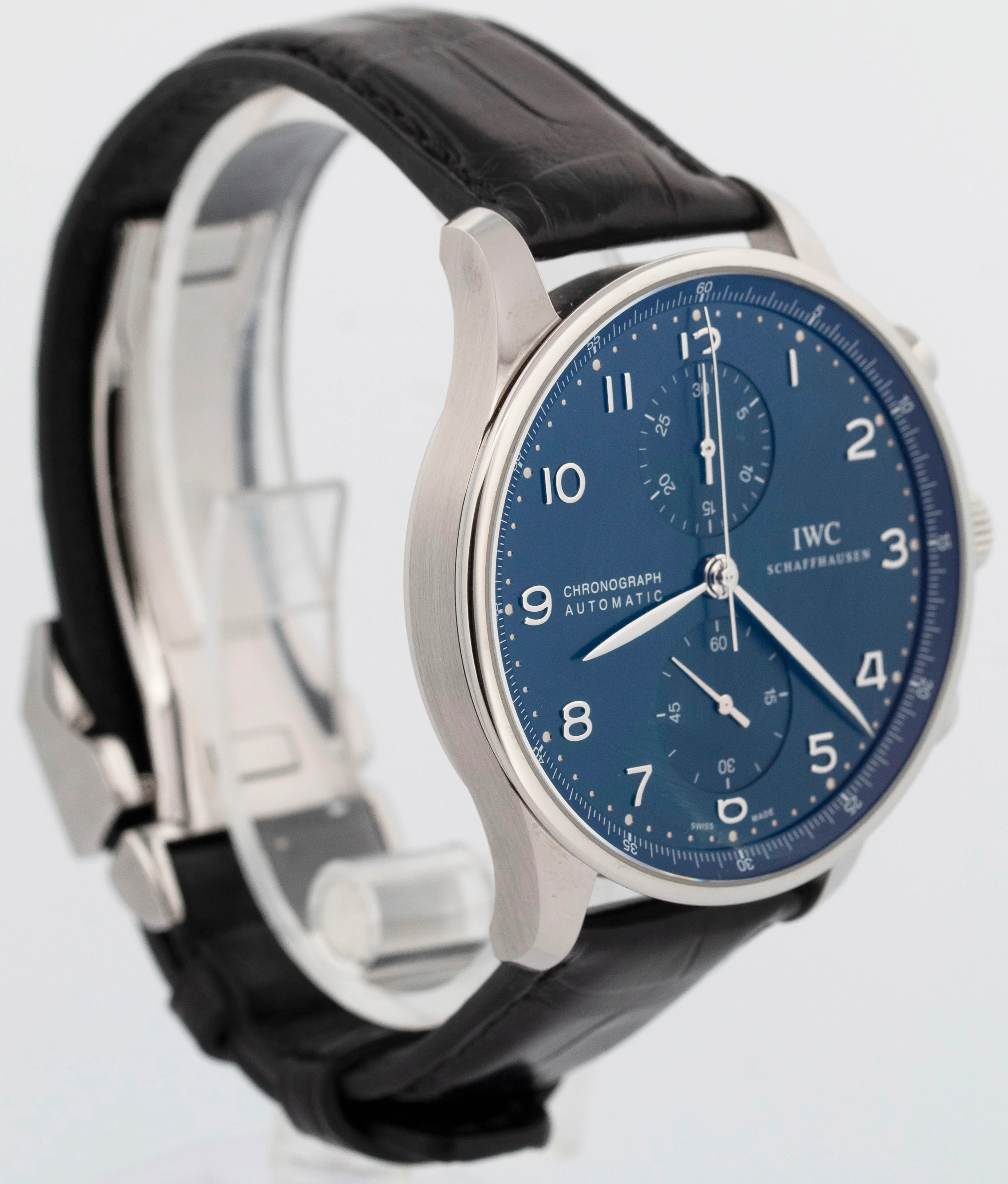 MINT PAPERS IWC Portugieser Blue Chronograph Steel 40.9mm IW371491 Watch BOX - Image 4