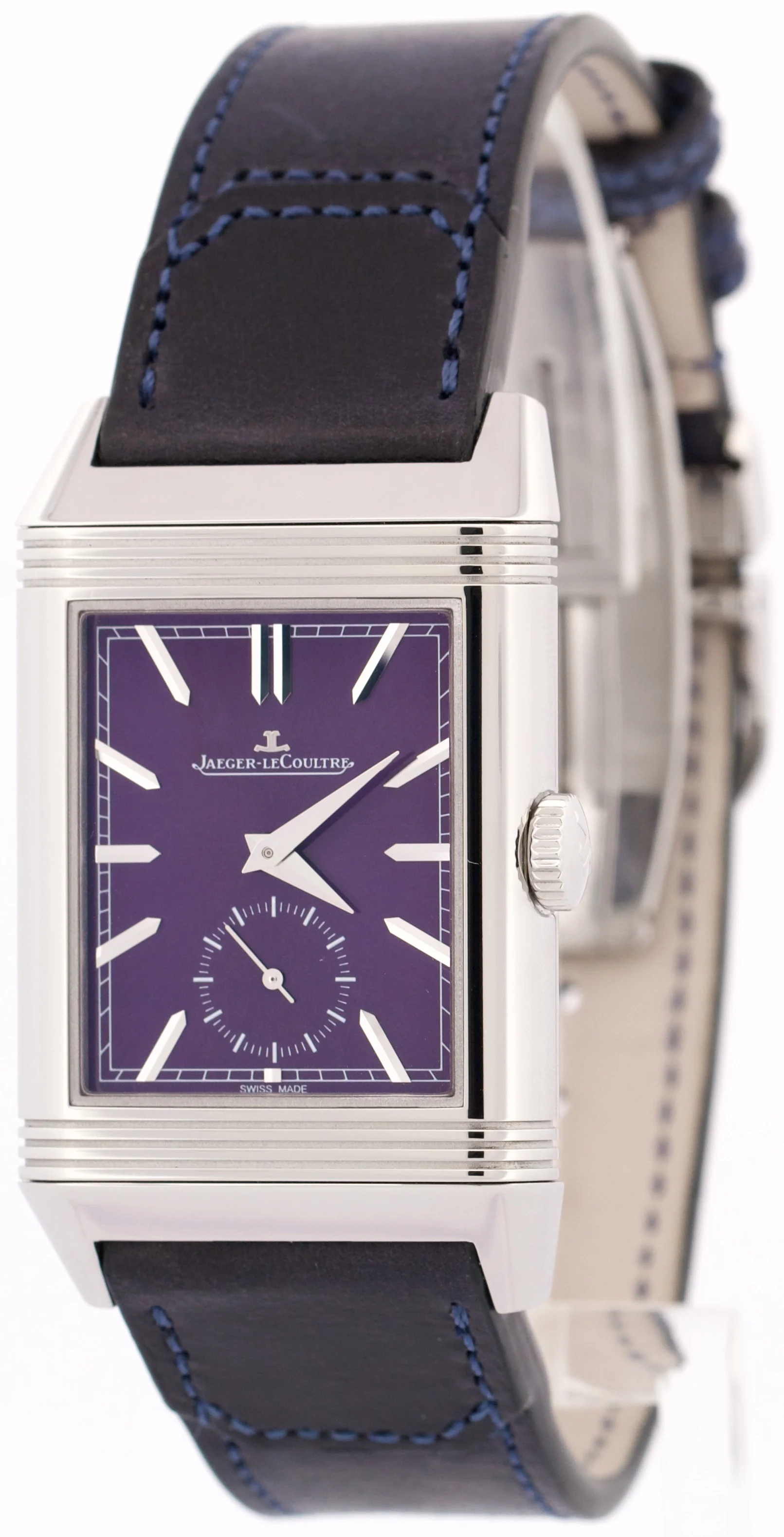MINT PAPERS Jaeger LeCoultre Reverso Tribute Duoface BLUE SILVER Q3988482 BOX - Image 6