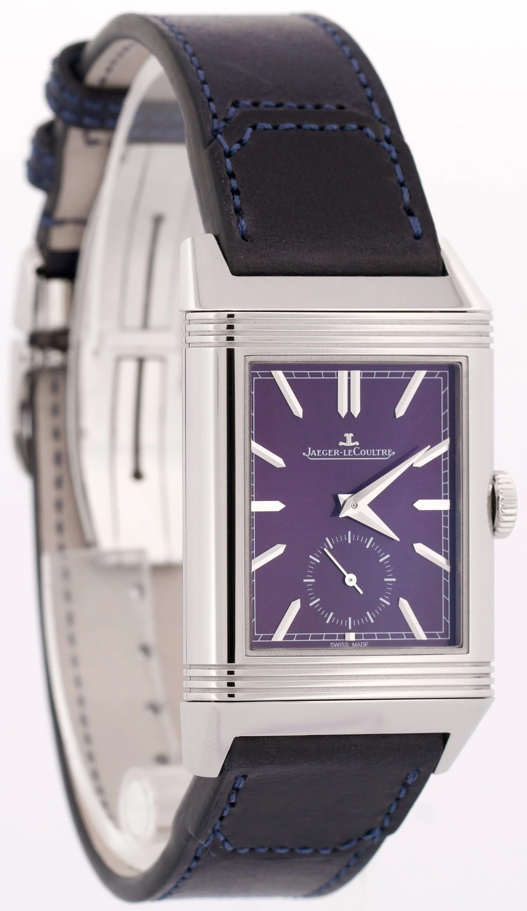 MINT PAPERS Jaeger LeCoultre Reverso Tribute Duoface BLUE SILVER Q3988482 BOX - Image 7