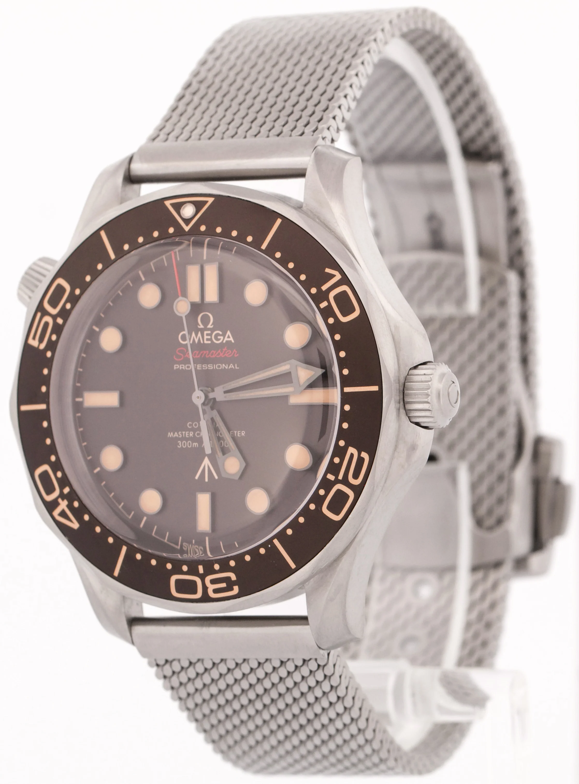 MINT PAPERS Omega Seamaster 007 Bond 42mm Brown TITANIUM 210.92.42.20.01.001 BOX - Image 3