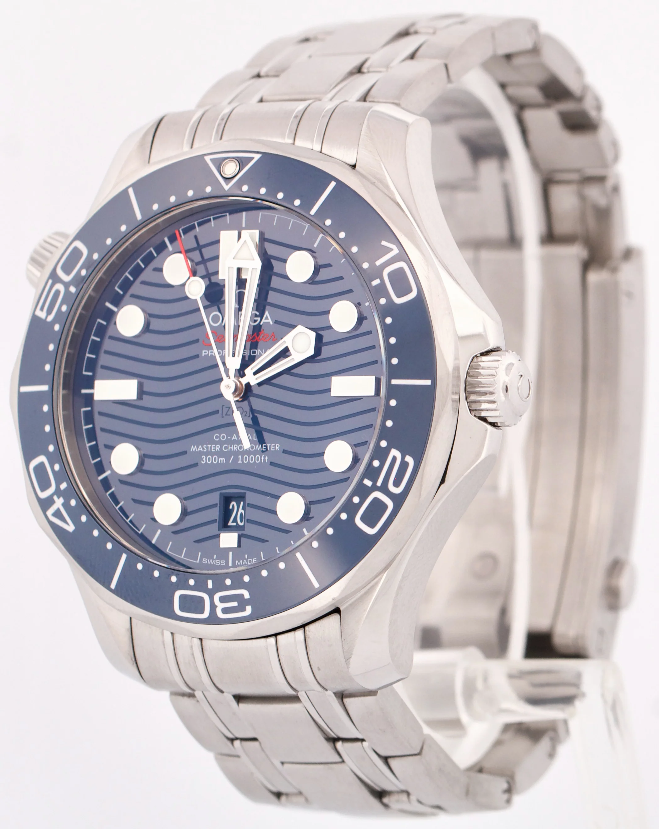 MINT PAPERS Omega Seamaster Diver 42mm BLUE WAVE Steel 210.30.42.20.03.001 BOX - Image 4