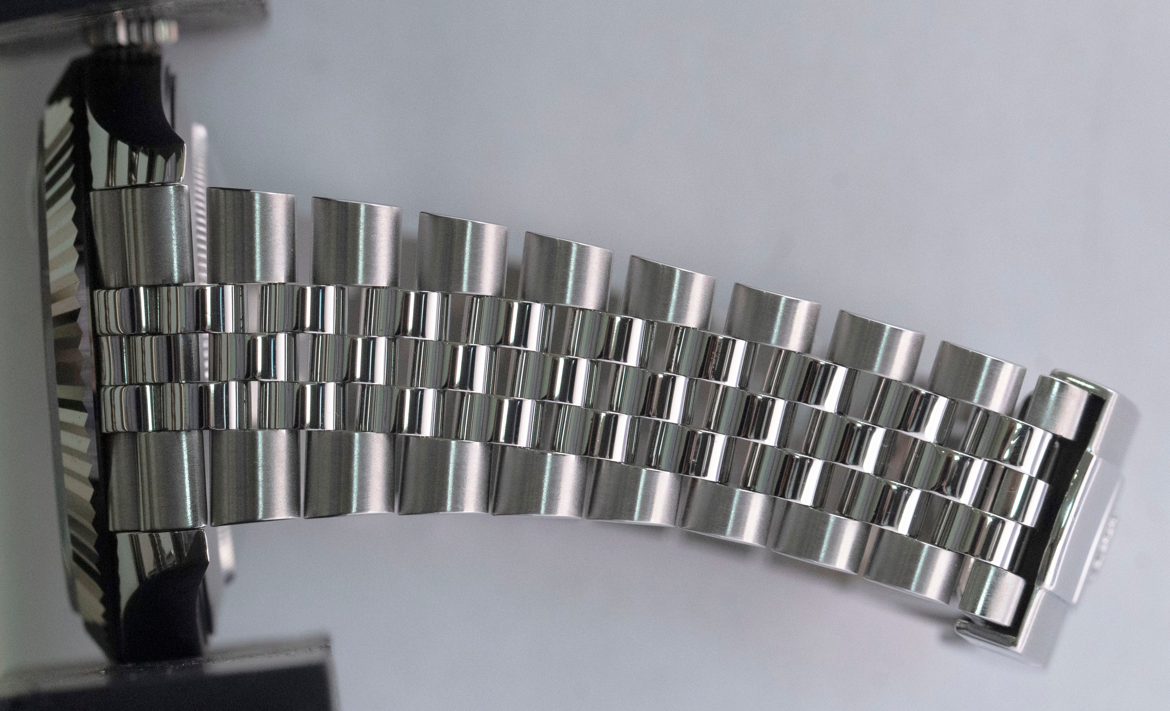 MINT PAPERS Rolex DateJust 126334 FACTORY BLACK DIAMOND 41mm JUBILEE Watch BOX - Image 9