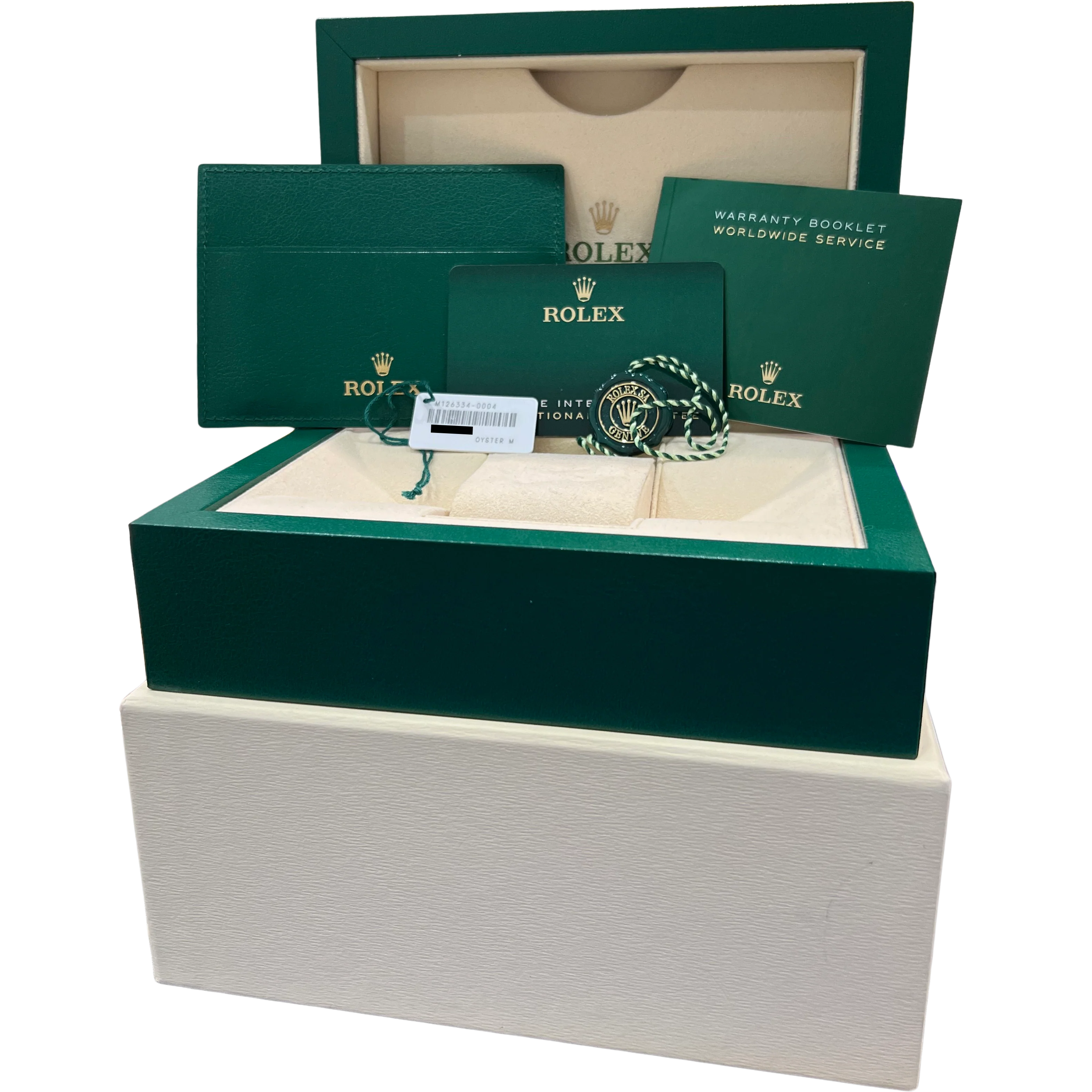MINT PAPERS Rolex DateJust 41 SILVER Fluted Steel Jubilee 18K Gold 126334 BOX - Image 2