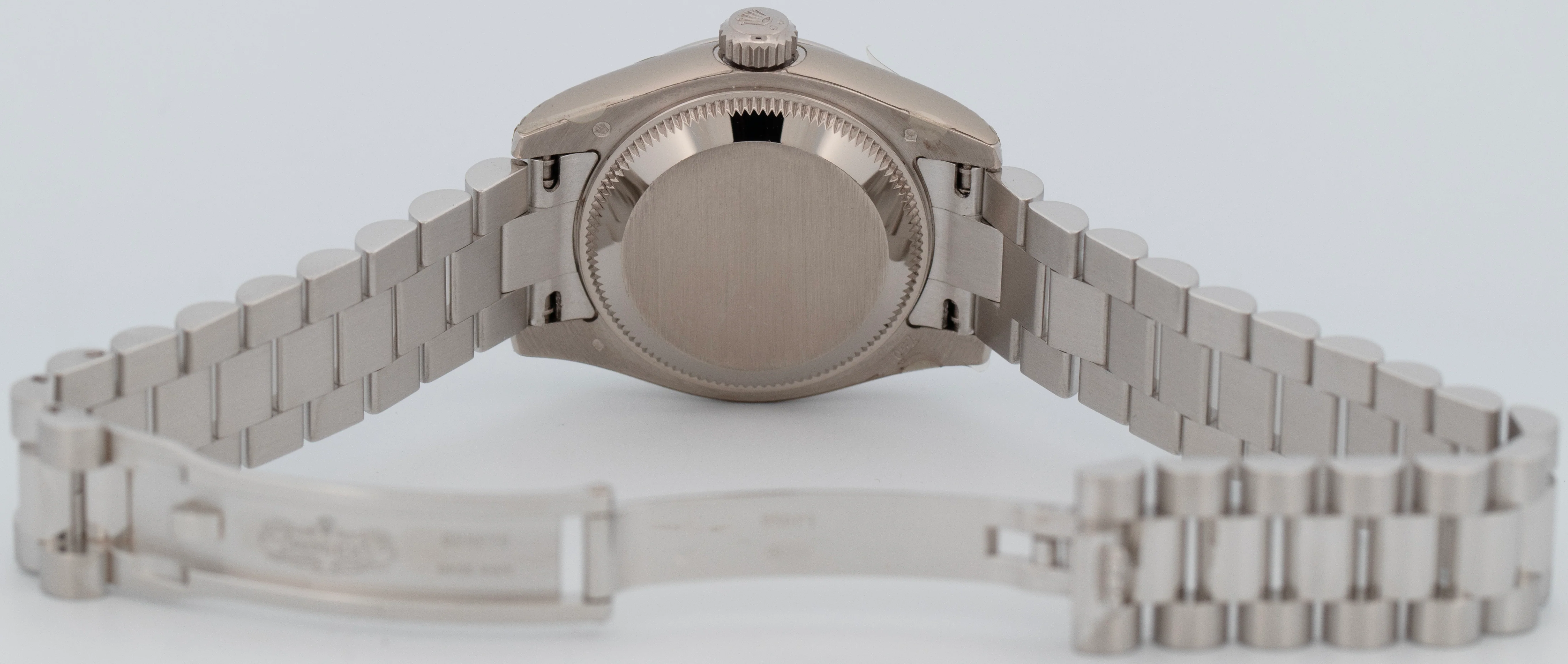MINT PAPERS Rolex DateJust President 26mm Rhodium Diamond 18K Gold 179179 BOX - Image 8