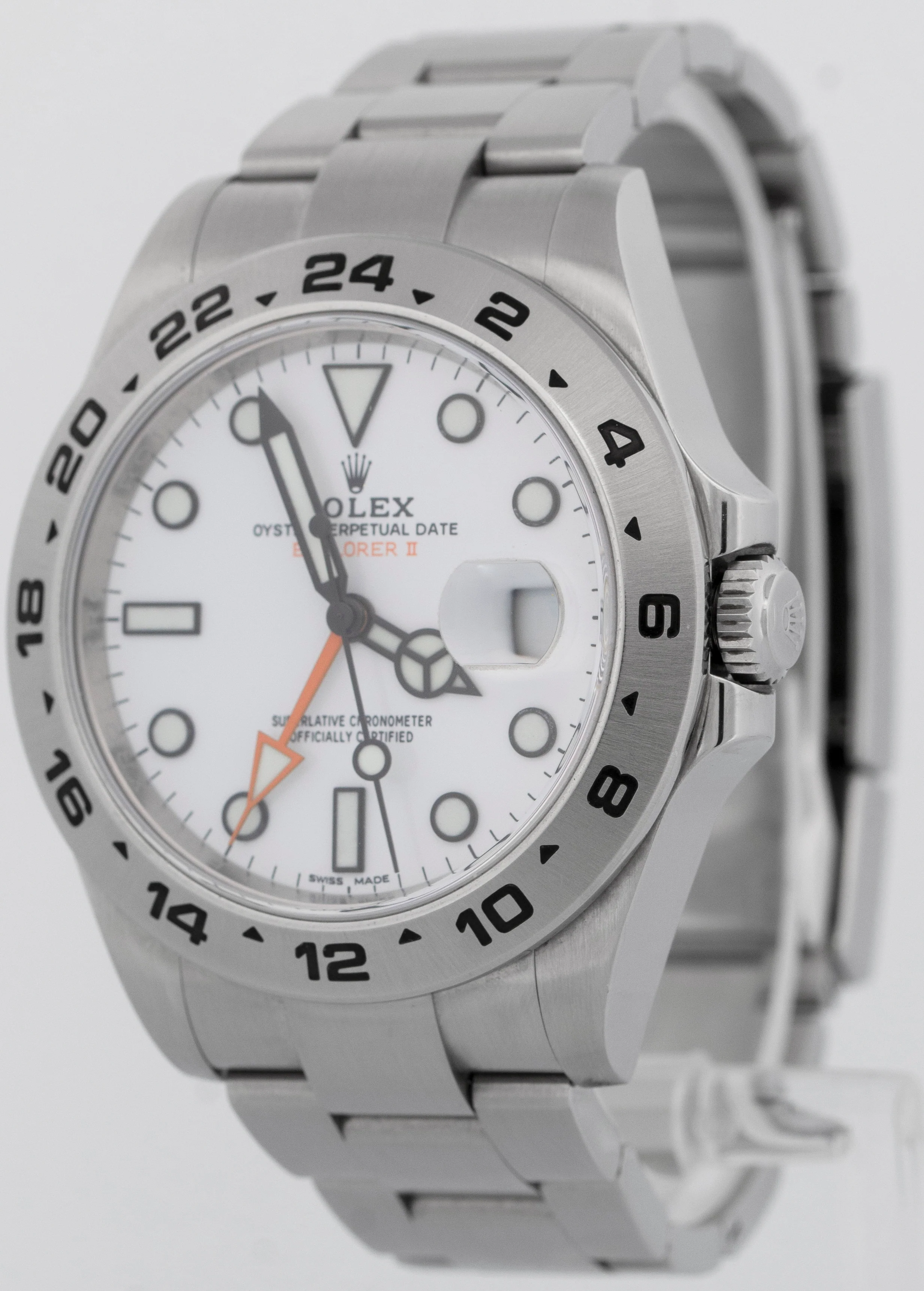 MINT PAPERS Rolex Explorer II 42mm 216570 Polar White Orange GMT Date Watch BOX - Image 3