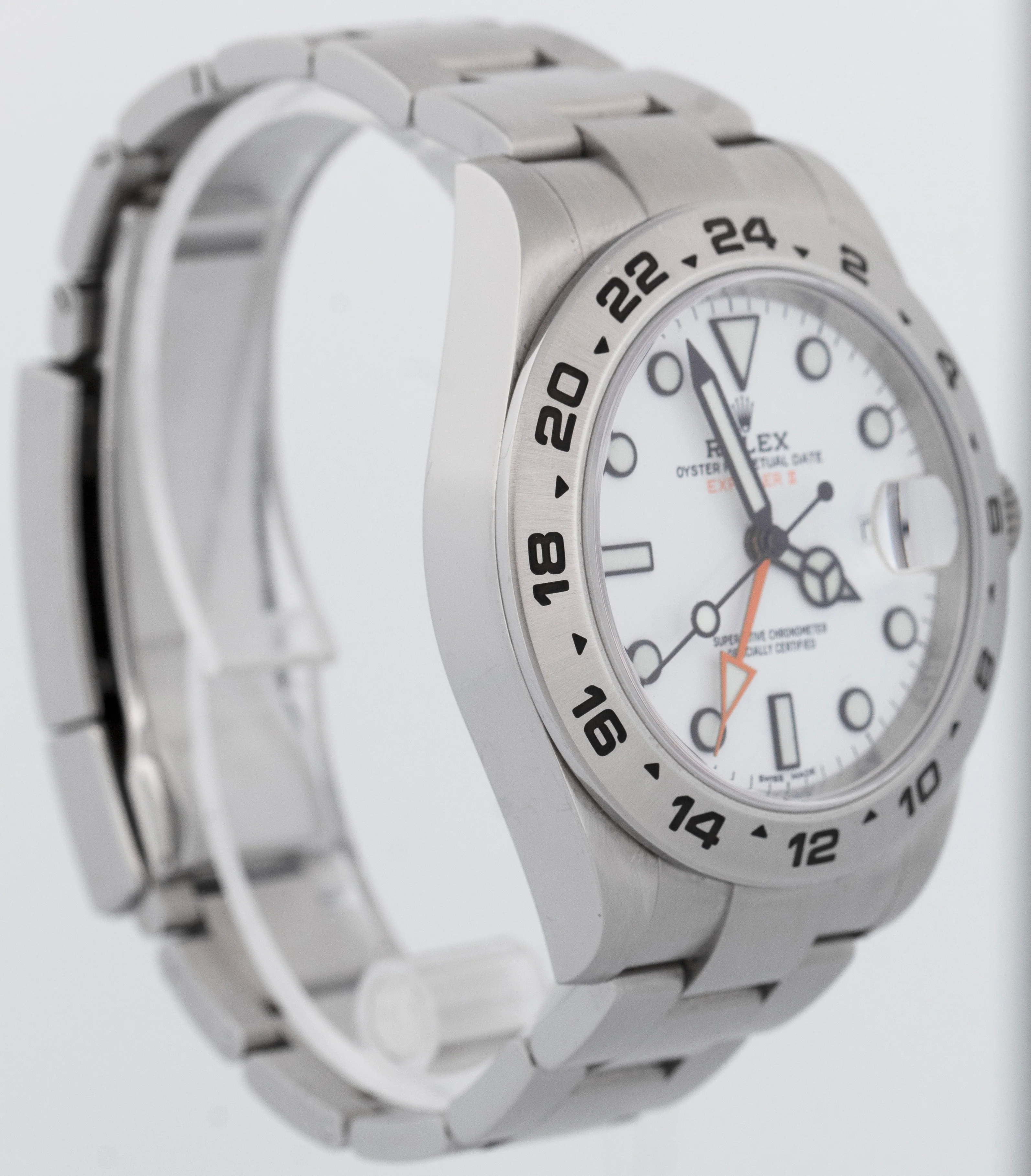 MINT PAPERS Rolex Explorer II 42mm 216570 Polar White Orange GMT Date Watch BOX - Image 4