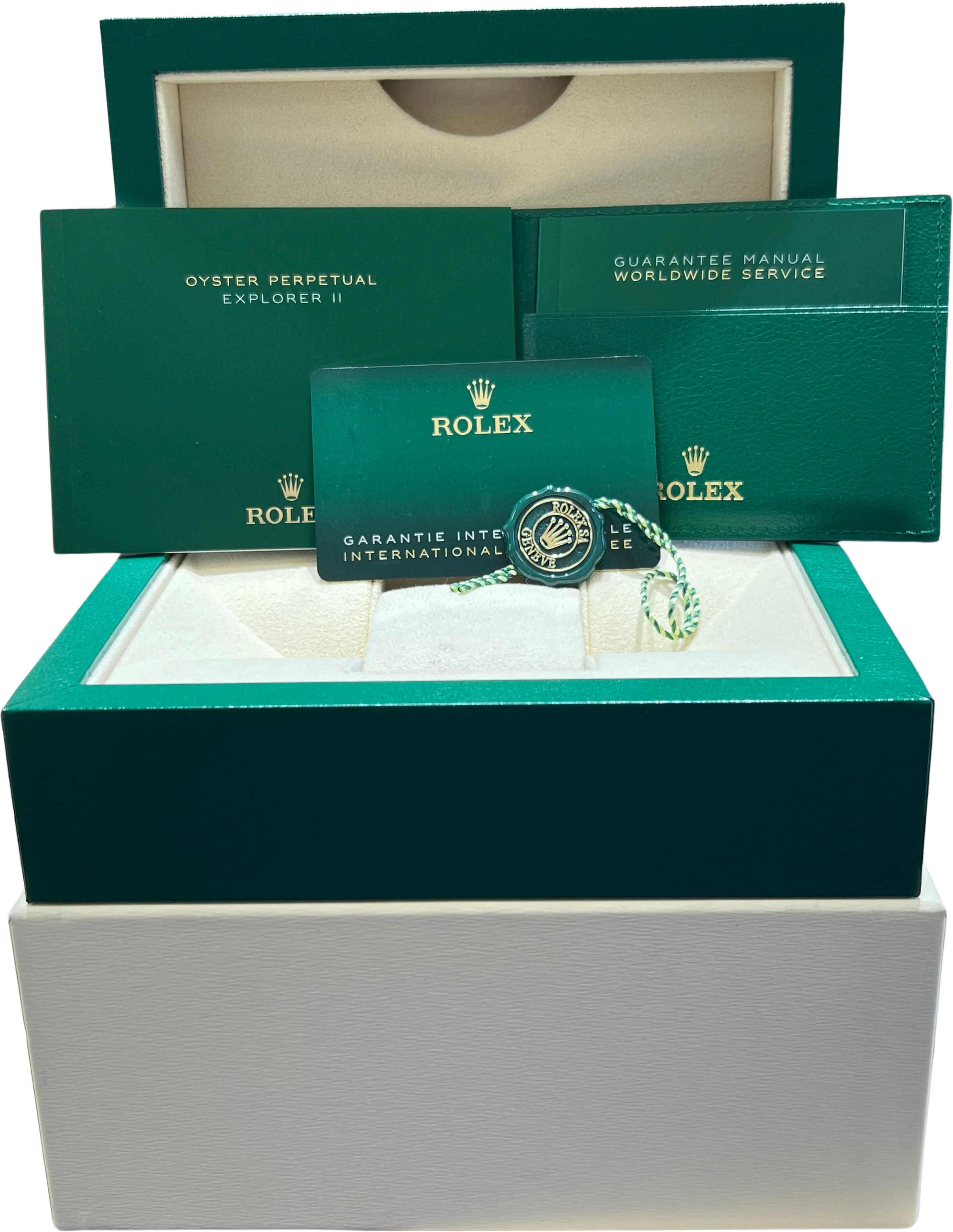 MINT PAPERS Rolex Explorer II 42mm Polar White Stainless Watch GMT 226570 BOX - Image 2
