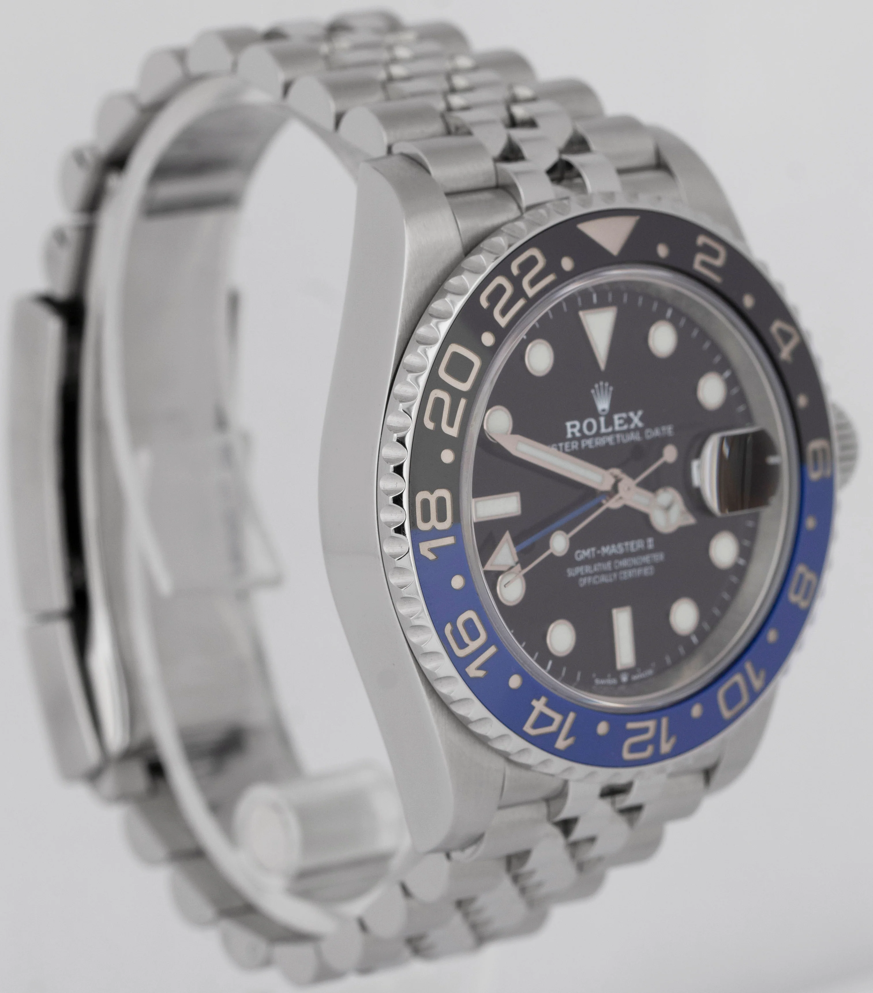 MINT PAPERS Rolex GMT-Master II BATGIRL Blue 40mm JUBILEE Watch 126710 BLNR BOX - Image 4